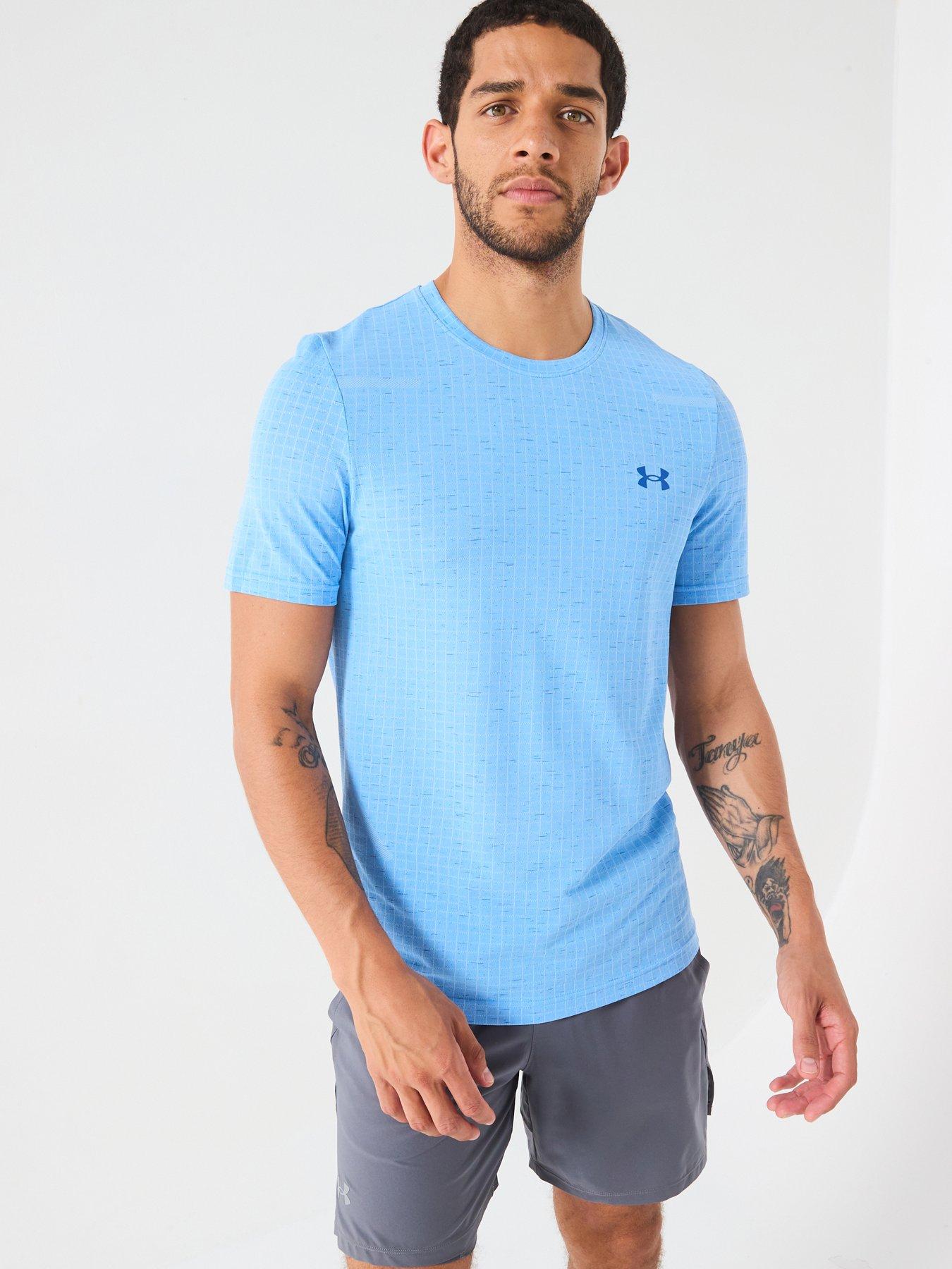 under-armour-mens-training-vanish-seamless-grid-short-sleeve-blue