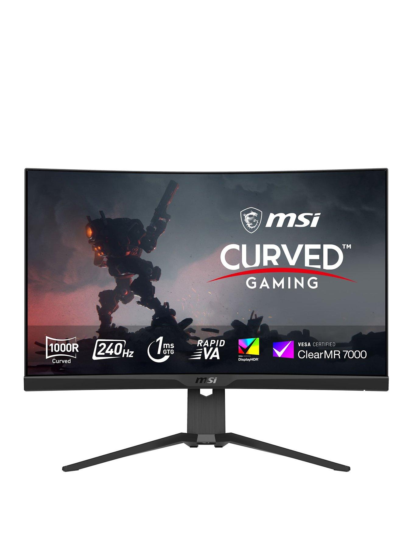 Image 1 of 7 of MSI MPG 275CQRXF 27 inch, WQHD, 240Hz, Rapid VA, 0.5ms, Adaptive-Sync Curved Gaming Monitor