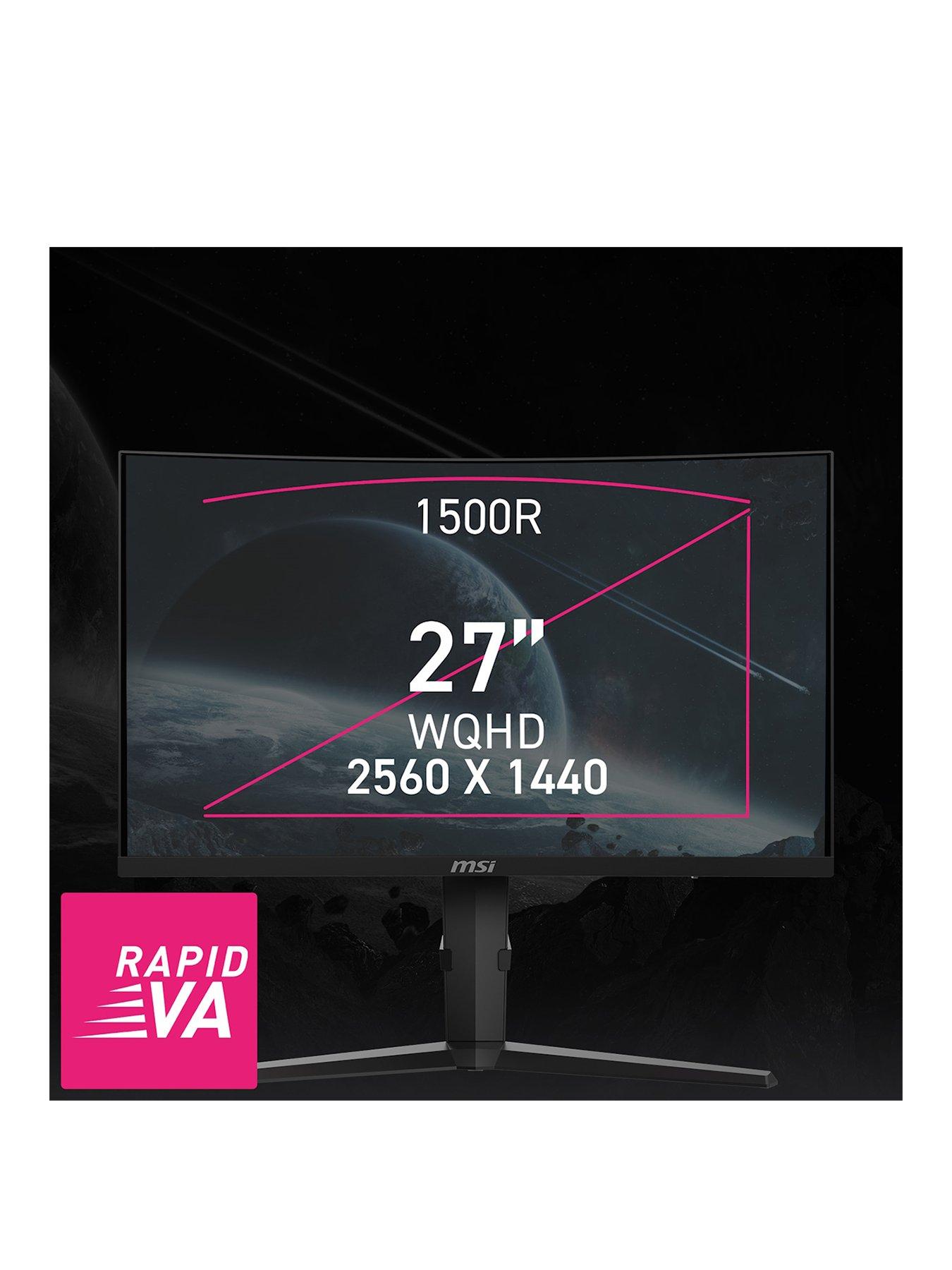 Image 3 of 7 of MSI MPG 275CQRXF 27 inch, WQHD, 240Hz, Rapid VA, 0.5ms, Adaptive-Sync Curved Gaming Monitor