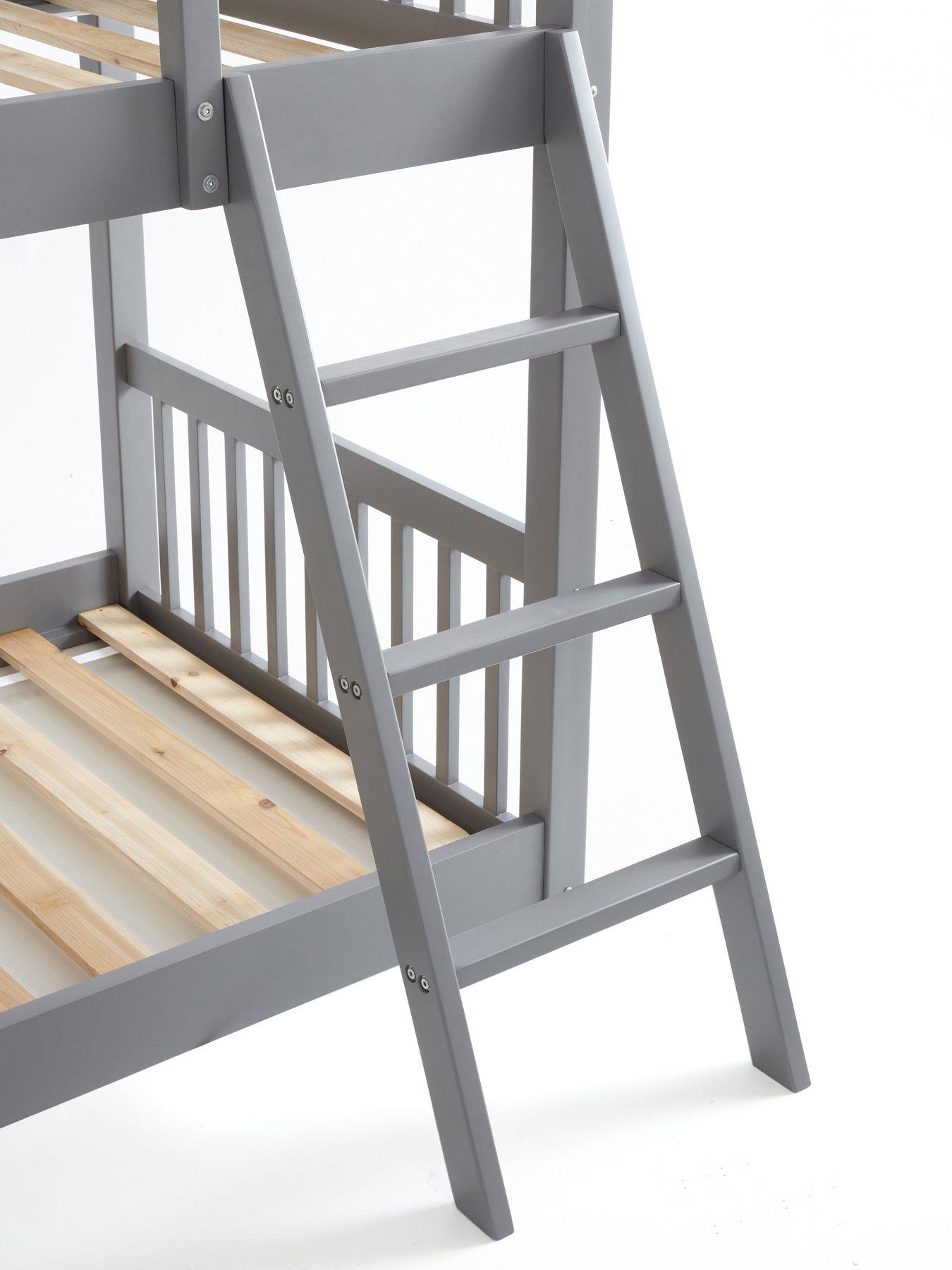 Image 5 of 5 of Very Home Novara Bunk Bed with Slide with Mattress Options (Buy &amp; SAVE!) - Grey - FSC&reg; Certified