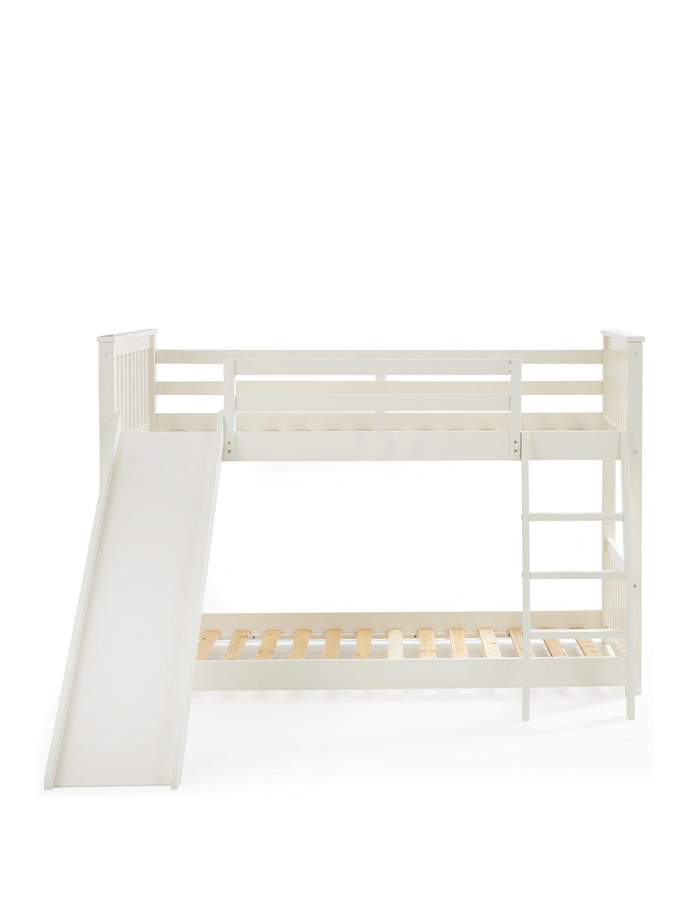 Image 2 of 5 of Very Home Novara Bunk Bed with Slide with Mattress Options (Buy &amp; SAVE!)&nbsp;- White&nbsp;-&nbsp;FSC&reg; Certified