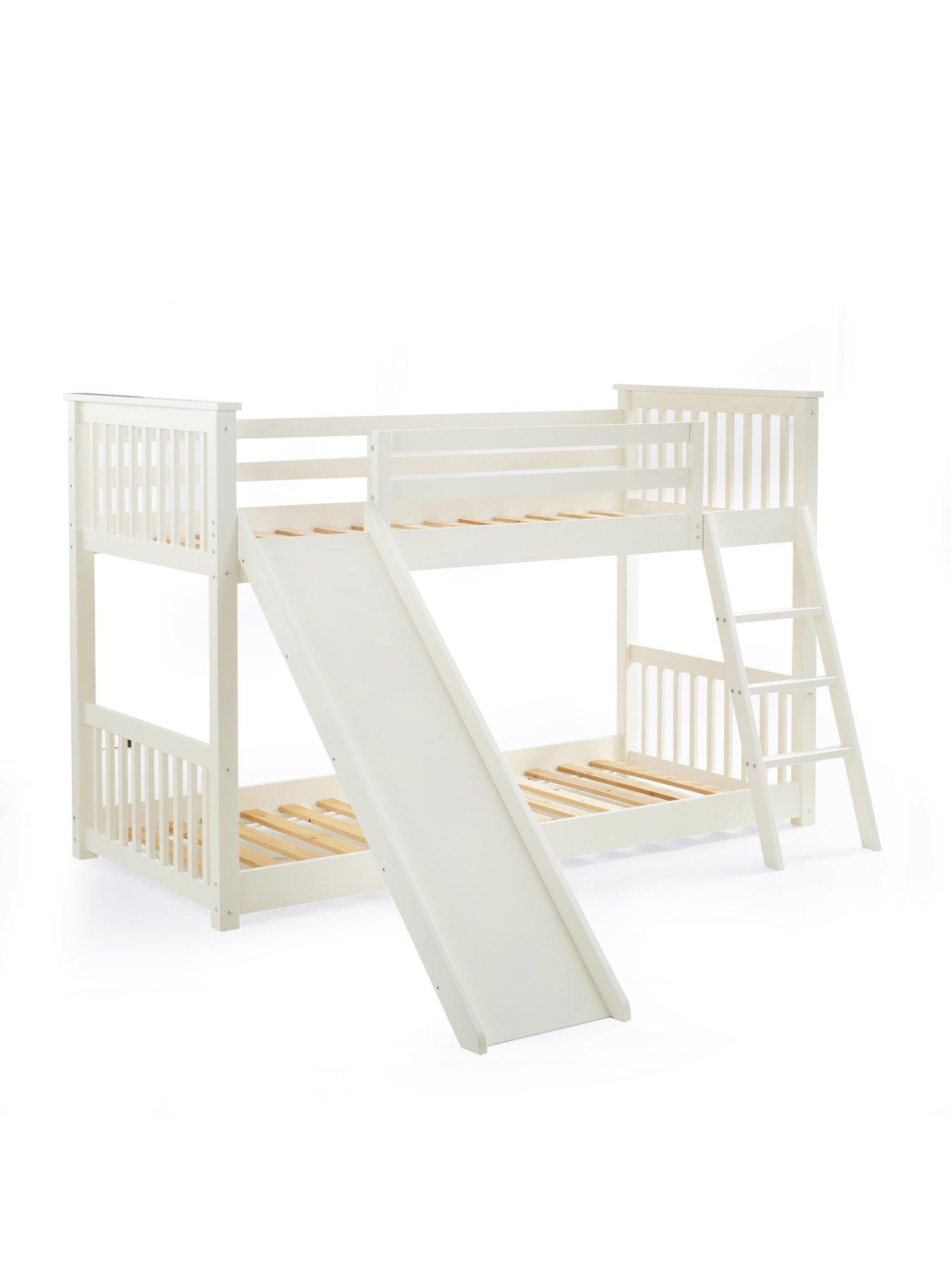 Image 3 of 5 of Very Home Novara Bunk Bed with Slide with Mattress Options (Buy &amp; SAVE!)&nbsp;- White&nbsp;-&nbsp;FSC&reg; Certified