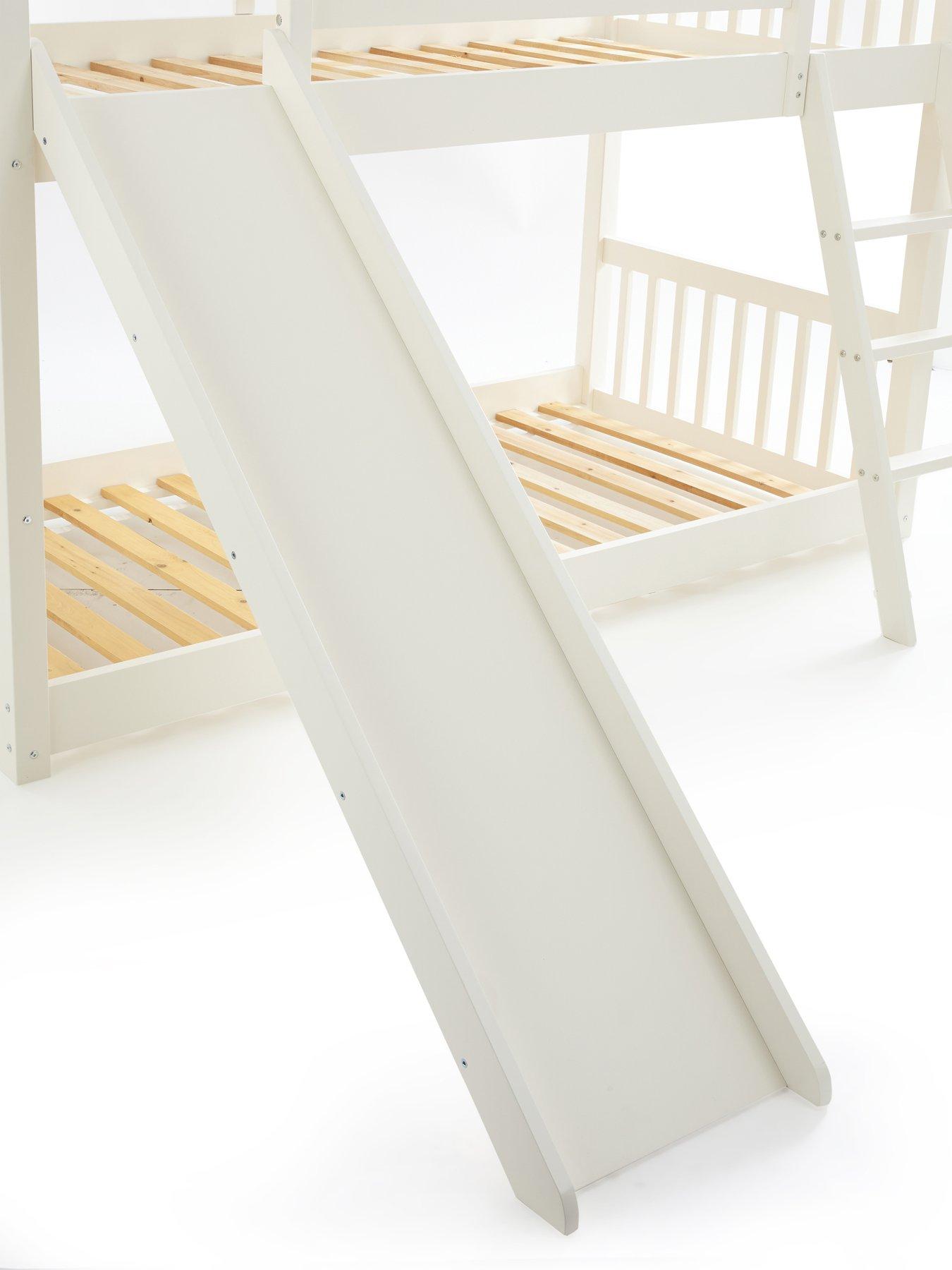 Image 4 of 5 of Very Home Novara Bunk Bed with Slide with Mattress Options (Buy &amp; SAVE!)&nbsp;- White&nbsp;-&nbsp;FSC&reg; Certified