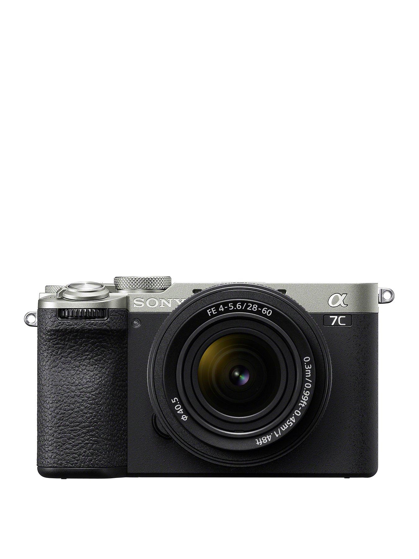 Image 1 of 7 of Sony Alpha a7C II Compact Full-Frame Mirrorless Camera with 28-60mm lens Black