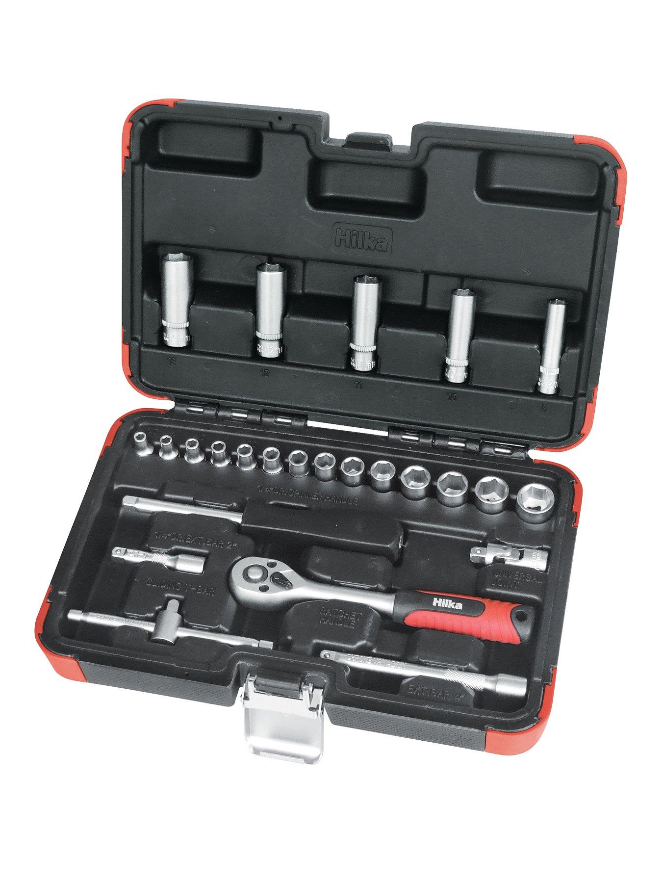 Image 1 of 1 of Hilka 25 pce 1/4" Drive Socket Set Metric
