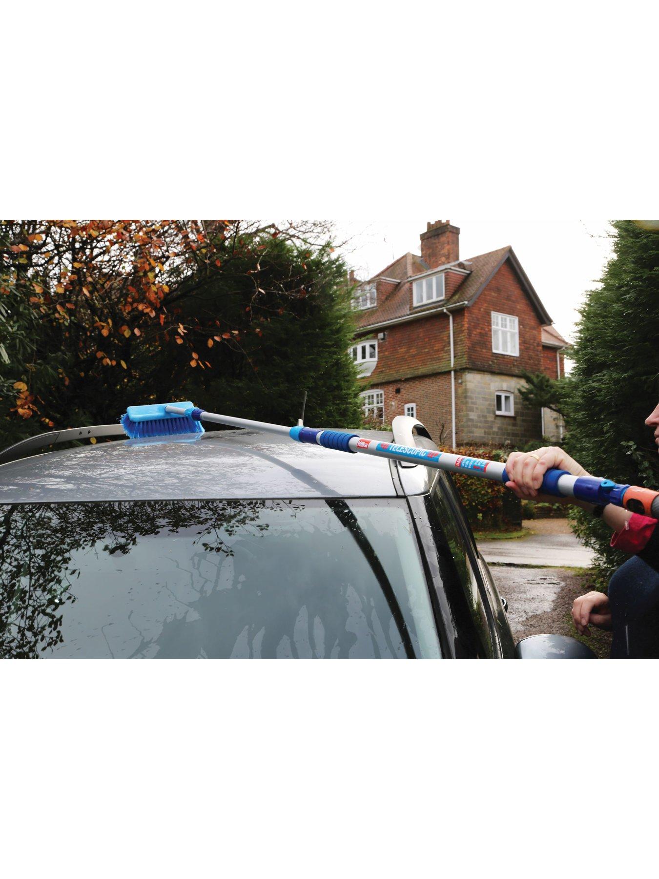 Image 4 of 6 of Hilka 3m Extending Wash Brush and Squeegee Set