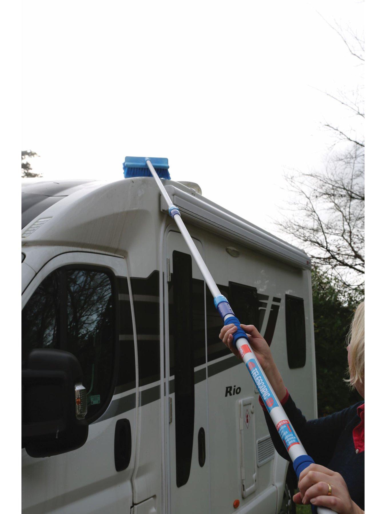 Image 6 of 6 of Hilka 3m Extending Wash Brush and Squeegee Set