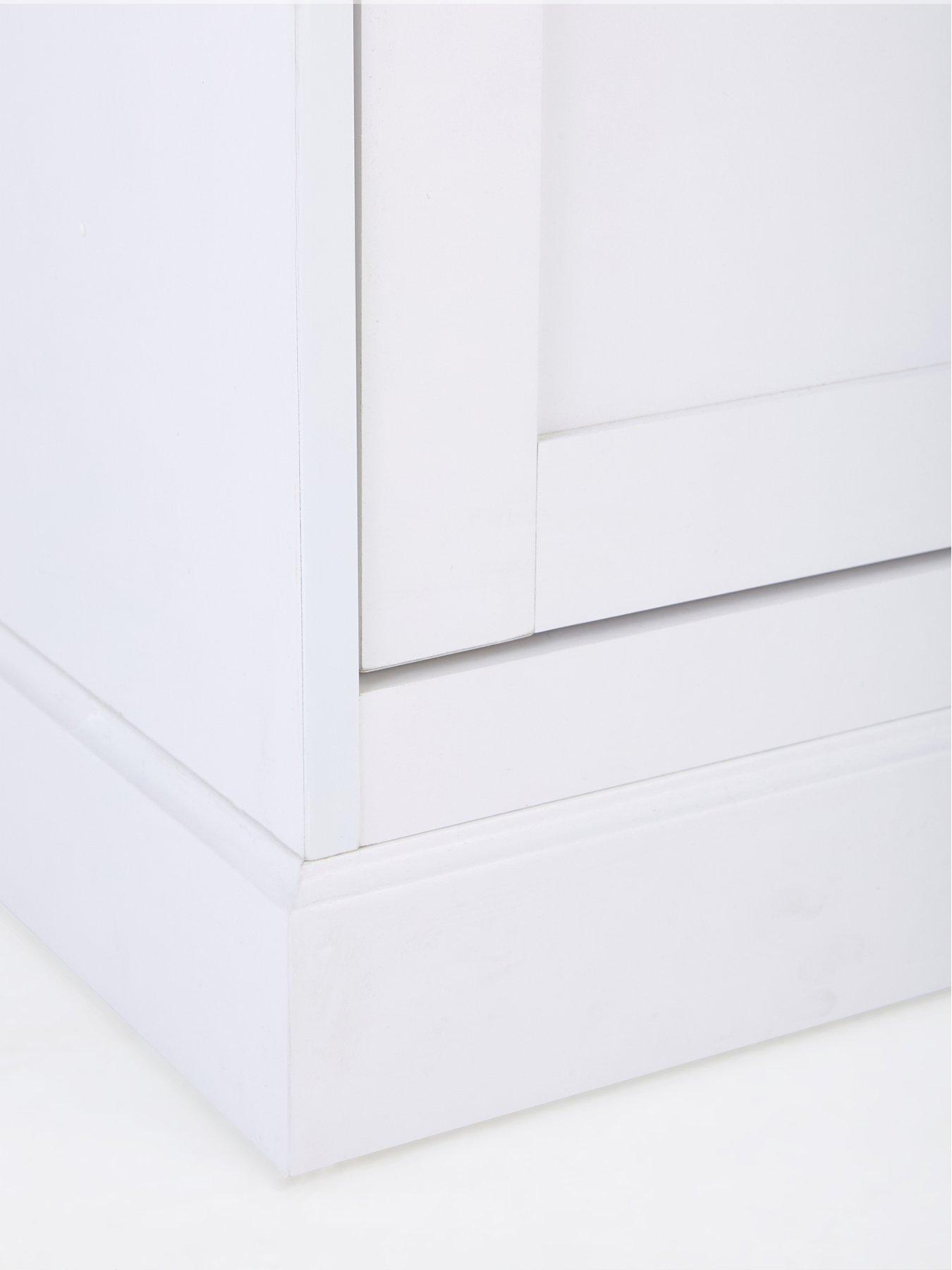 Image 6 of 6 of The Very Collection Darcy 2 Drawer Bedside&nbsp;- White - FSC&reg; Certified