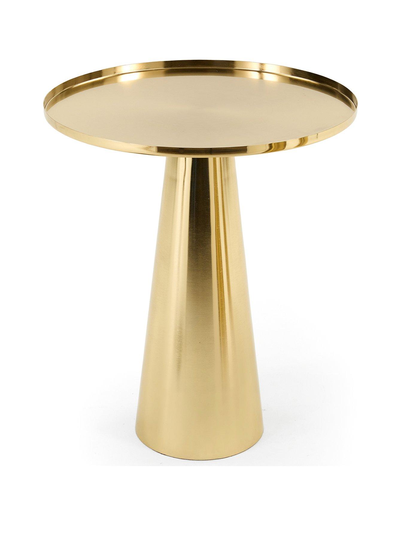 the-very-collection-conical-side-table-brushed-goldstillFront