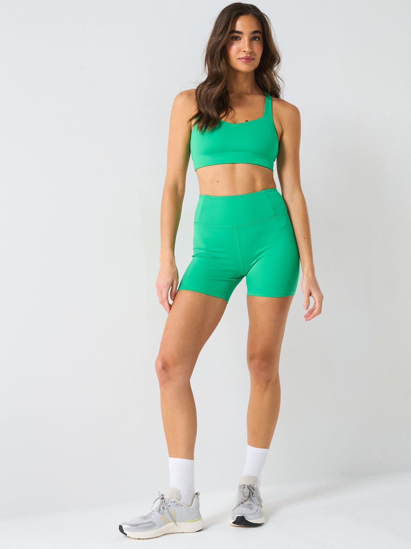 Image 3 of 6 of Girlfriend Collective Womens Training Float Riley Sweetheart Bra - Green