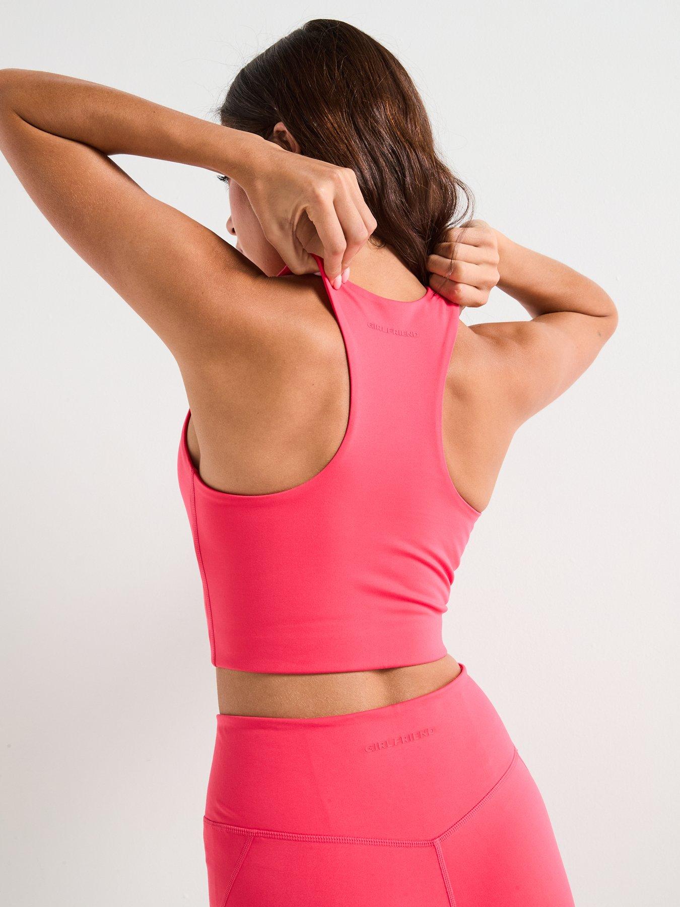 Image 2 of 6 of Girlfriend Collective Womens Training Dylan Bra - Pink