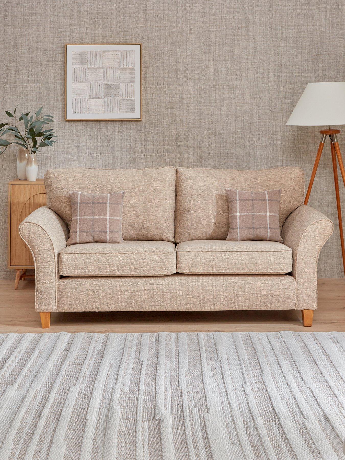 The Very Collection Alsop 3 Seater Fabric Sofa - Made in the UK