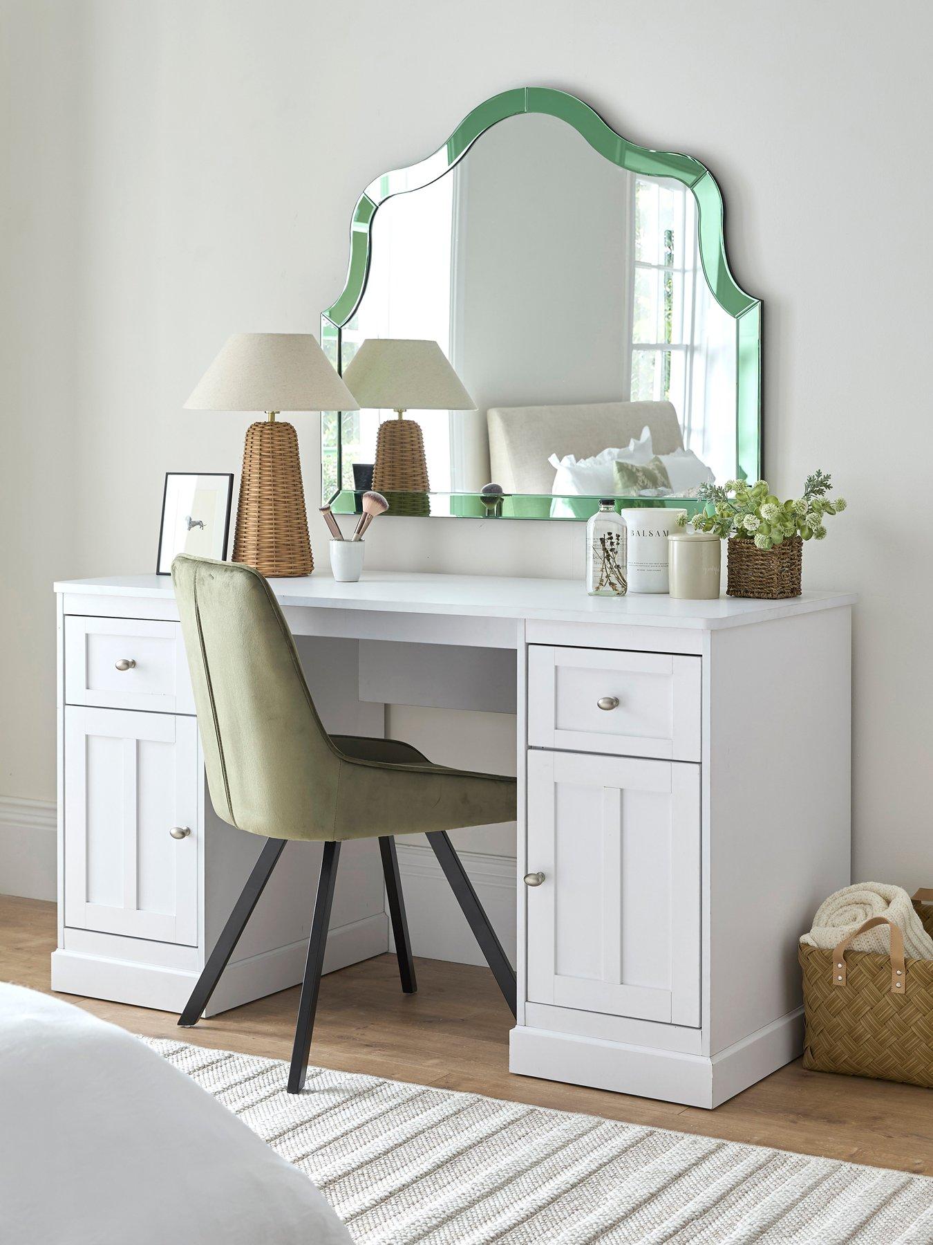 Image 1 of 6 of The Very Collection Darcy Dressing Table/Desk&nbsp;&nbsp;- White - FSC&reg; Certified
