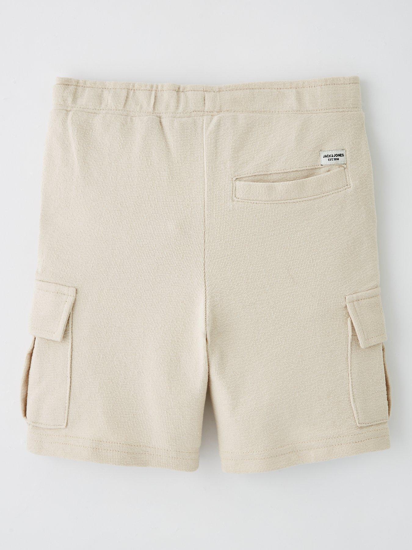 Image 2 of 4 of Jack & Jones Mini Younger Boys Gordon Loui Sweat Shorts - Beige