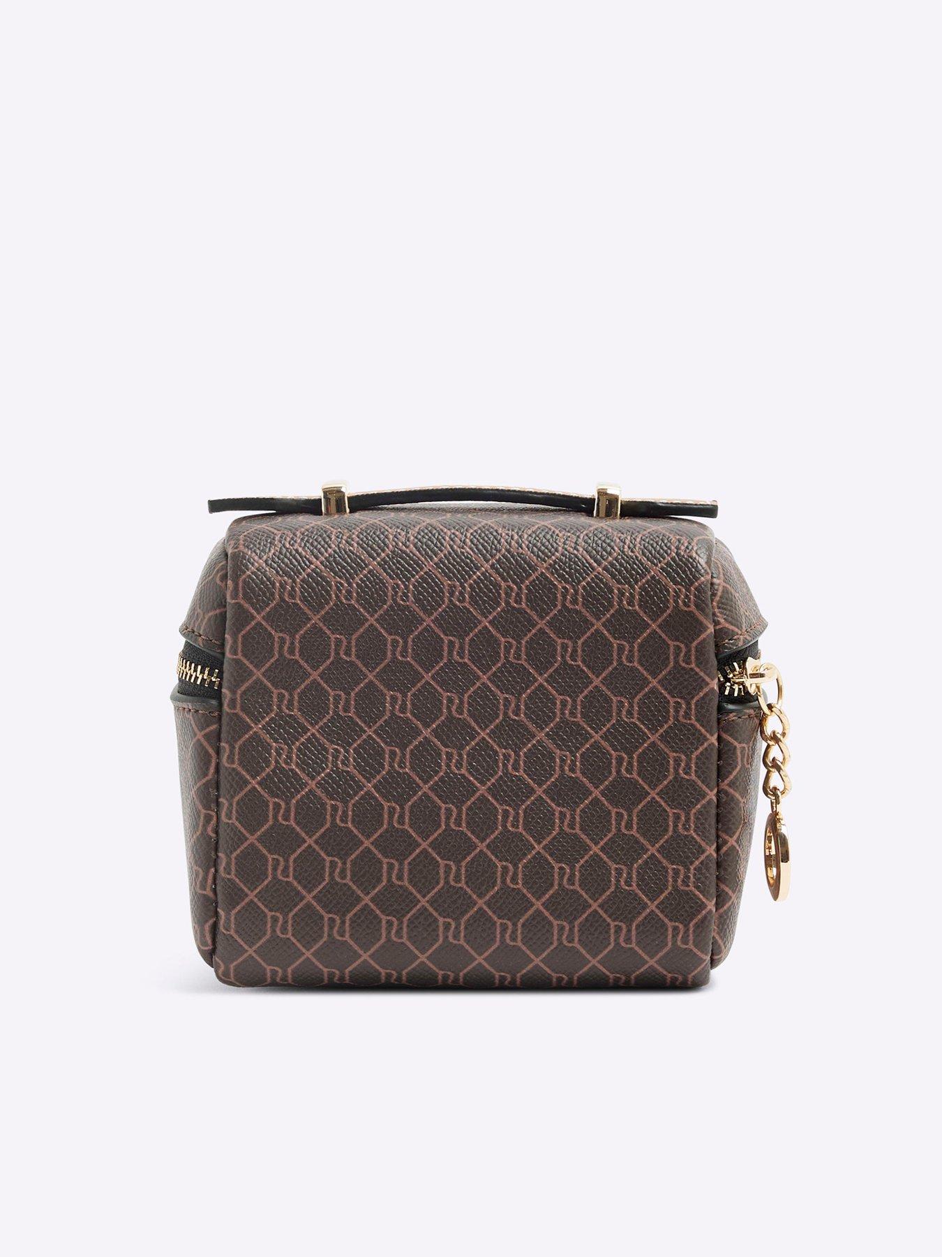 Image 3 of 5 of River Island 5110 MONOGRAM TRVEL BITS AND BOBS BAG