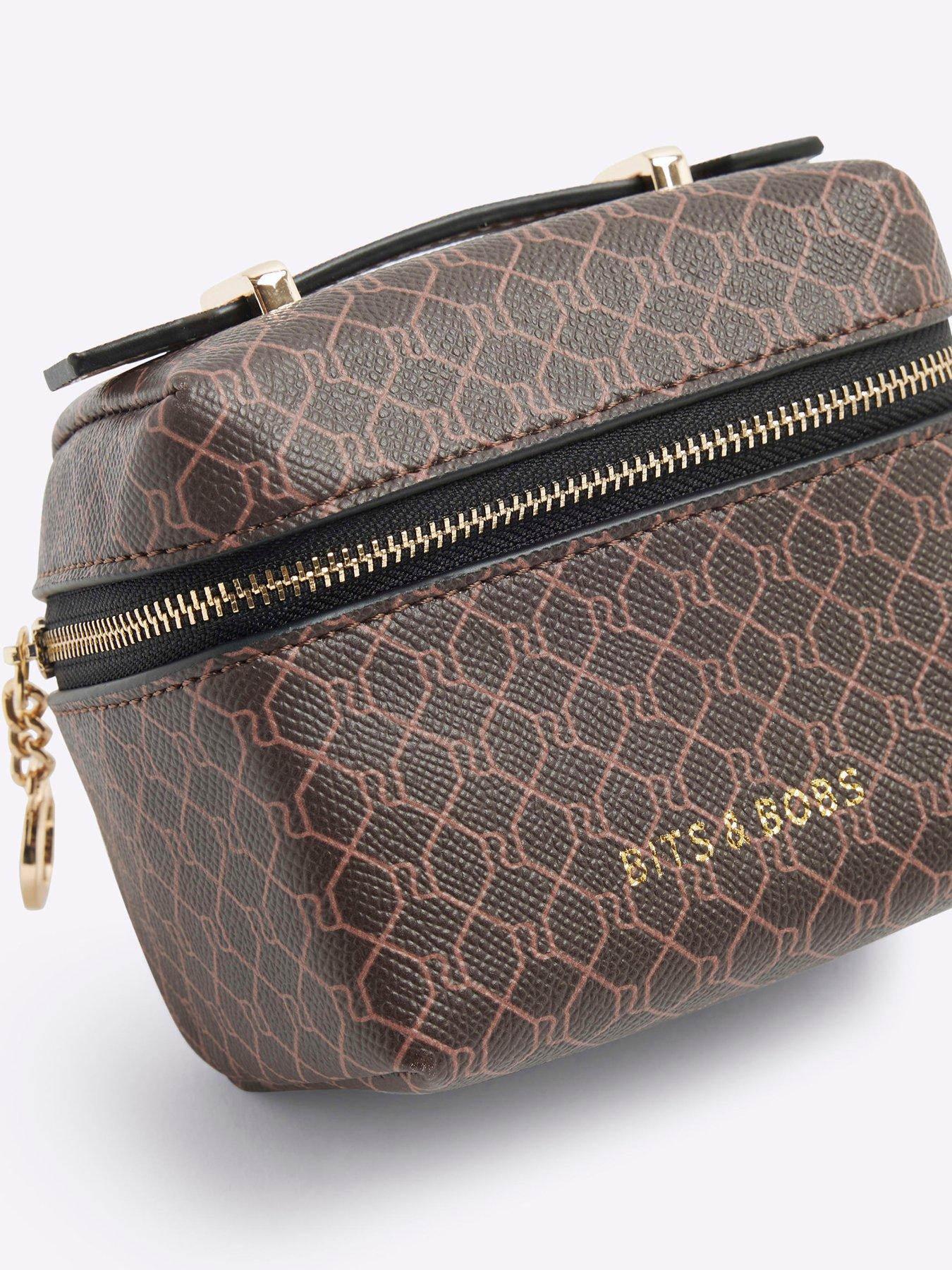 Image 5 of 5 of River Island 5110 MONOGRAM TRVEL BITS AND BOBS BAG