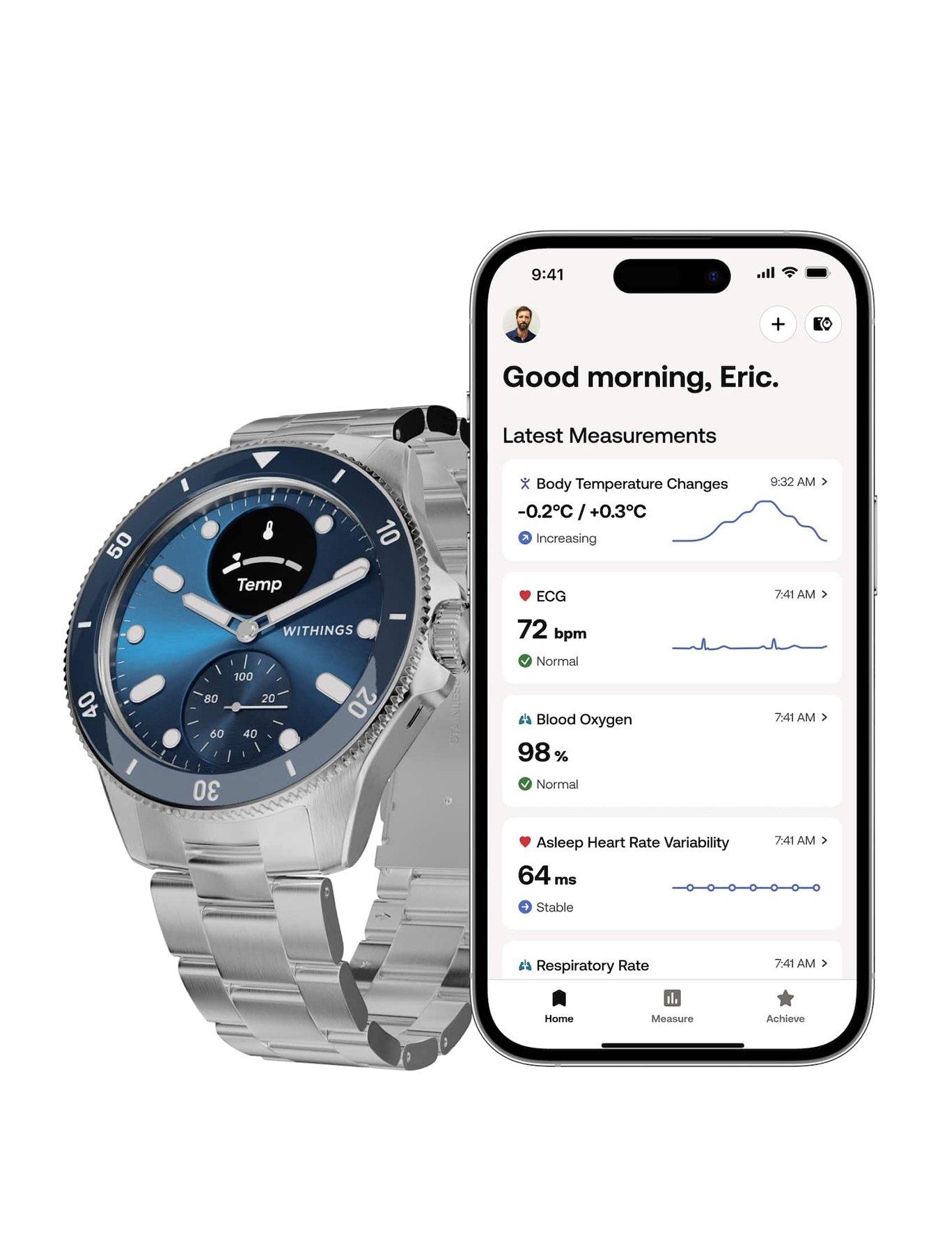 Image 2 of 8 of Withings Withings Scanwatch Nova Blue