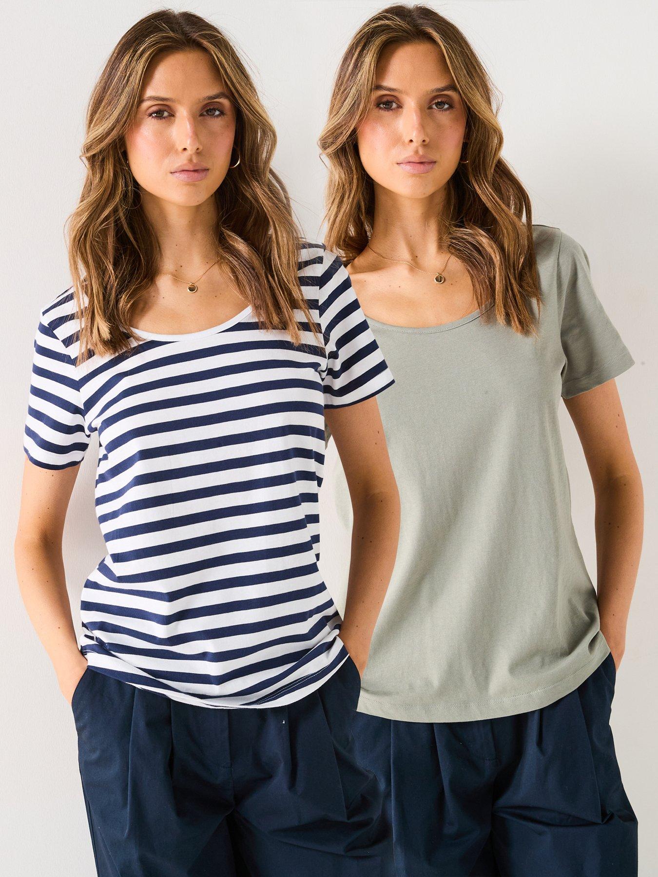 v-by-very-2-pack-essential-scoop-neck-t-shirt-green
