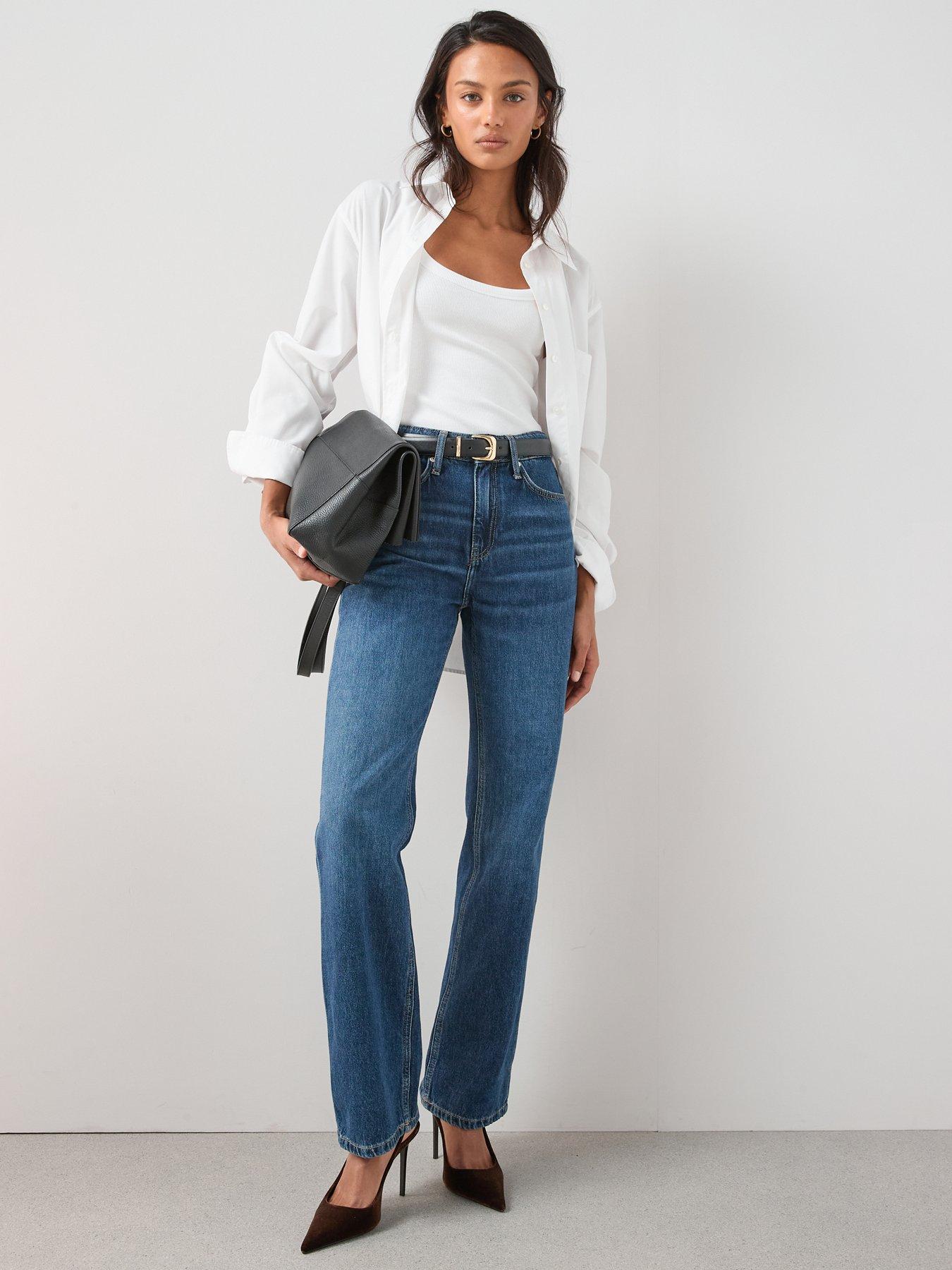 Image 5 of 6 of The Very Collection Tall Essential Rib Scoop Vest - White