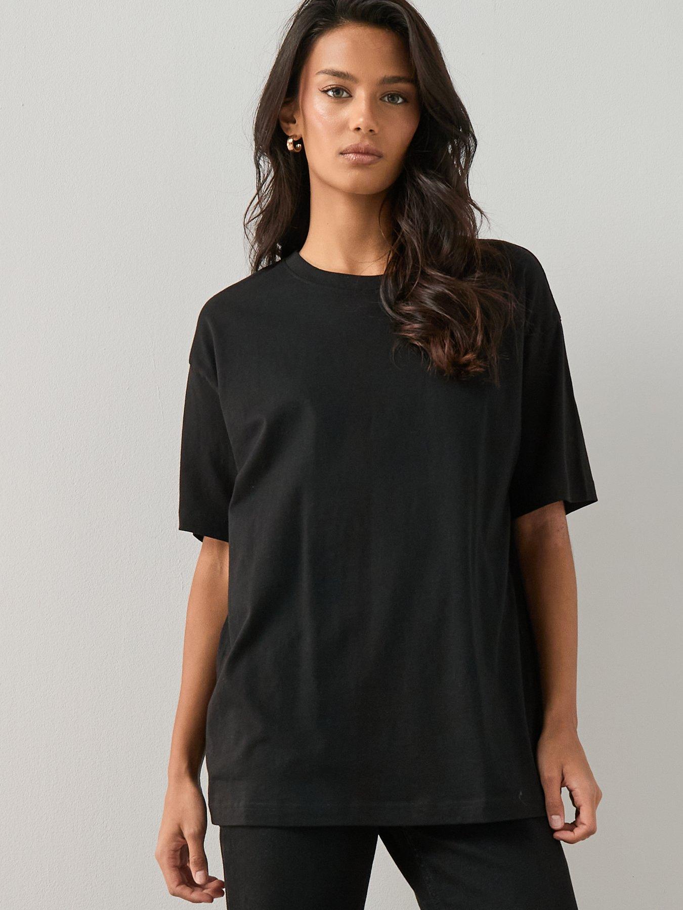 the-very-collection-crew-neck-oversized-t-shirt-blackdetail