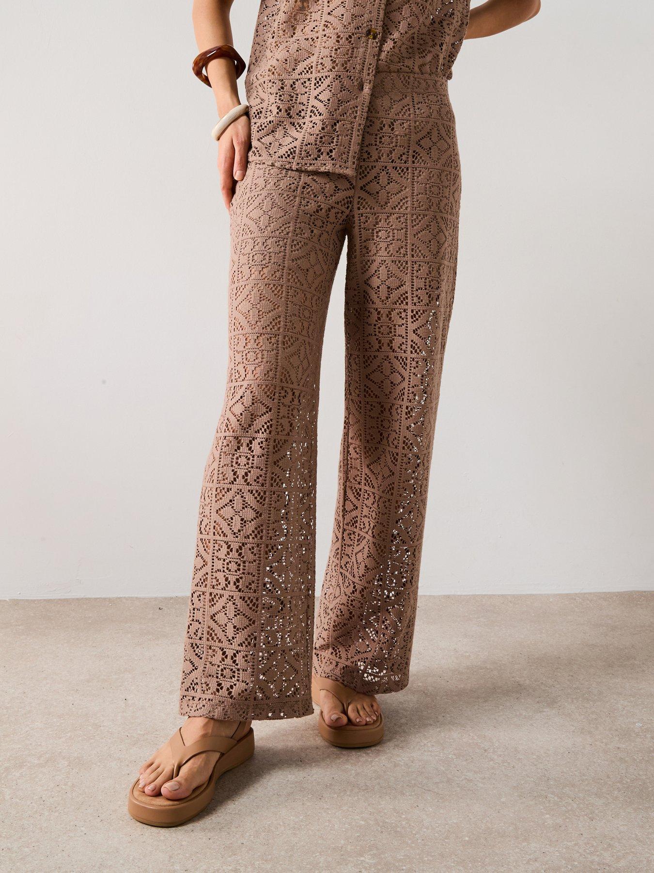 Image of V by Very Crochet Co-ord Bottom
