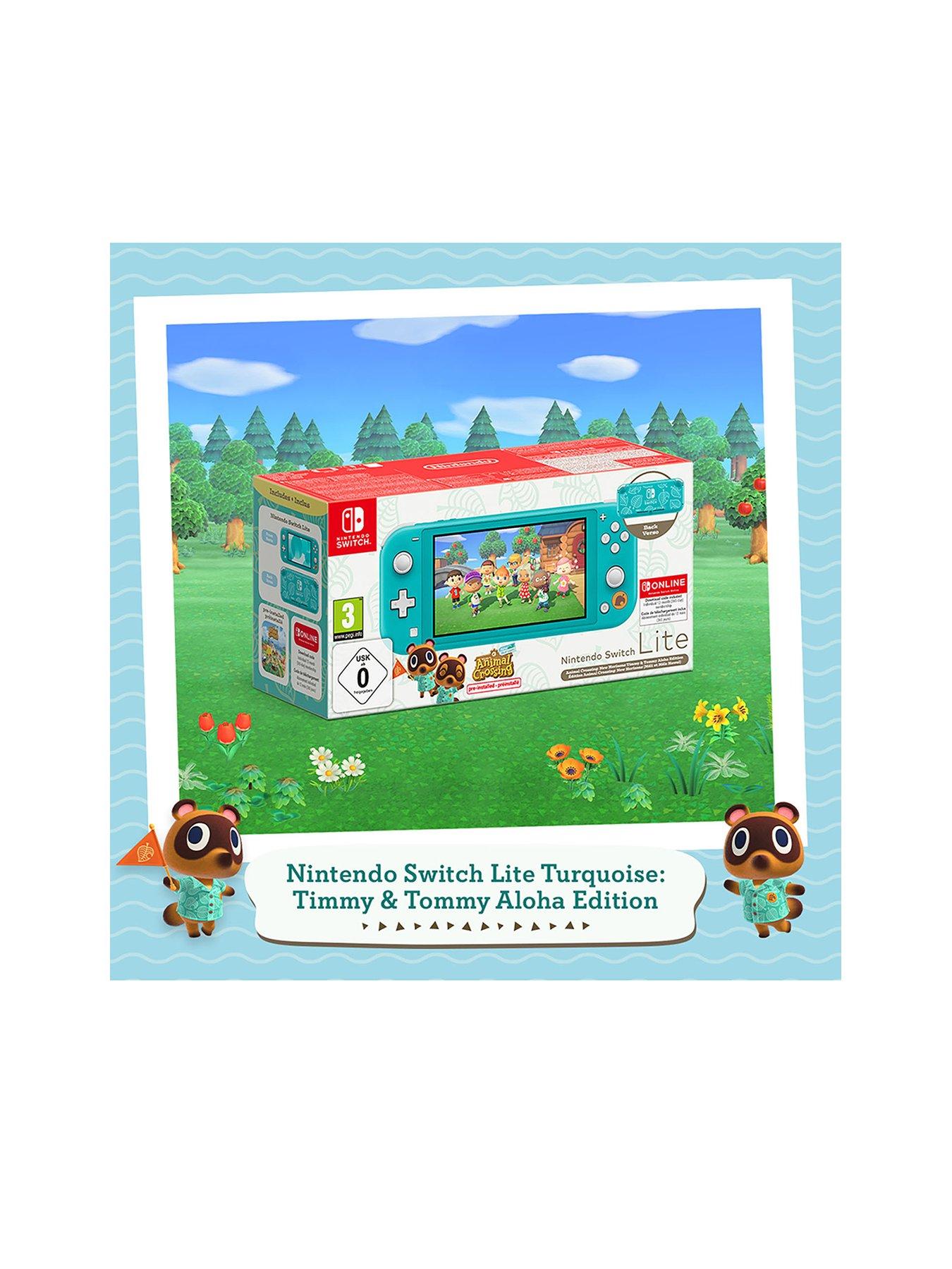 nintendo-switch-lite-turquoise-console-animal-crossingnbsptimmy-amp-tommys-editionnbsp-legend-ofnbspzelda-echoes-of-wisdomnbsp-12-months-nintendo-switch-onlinestillFront