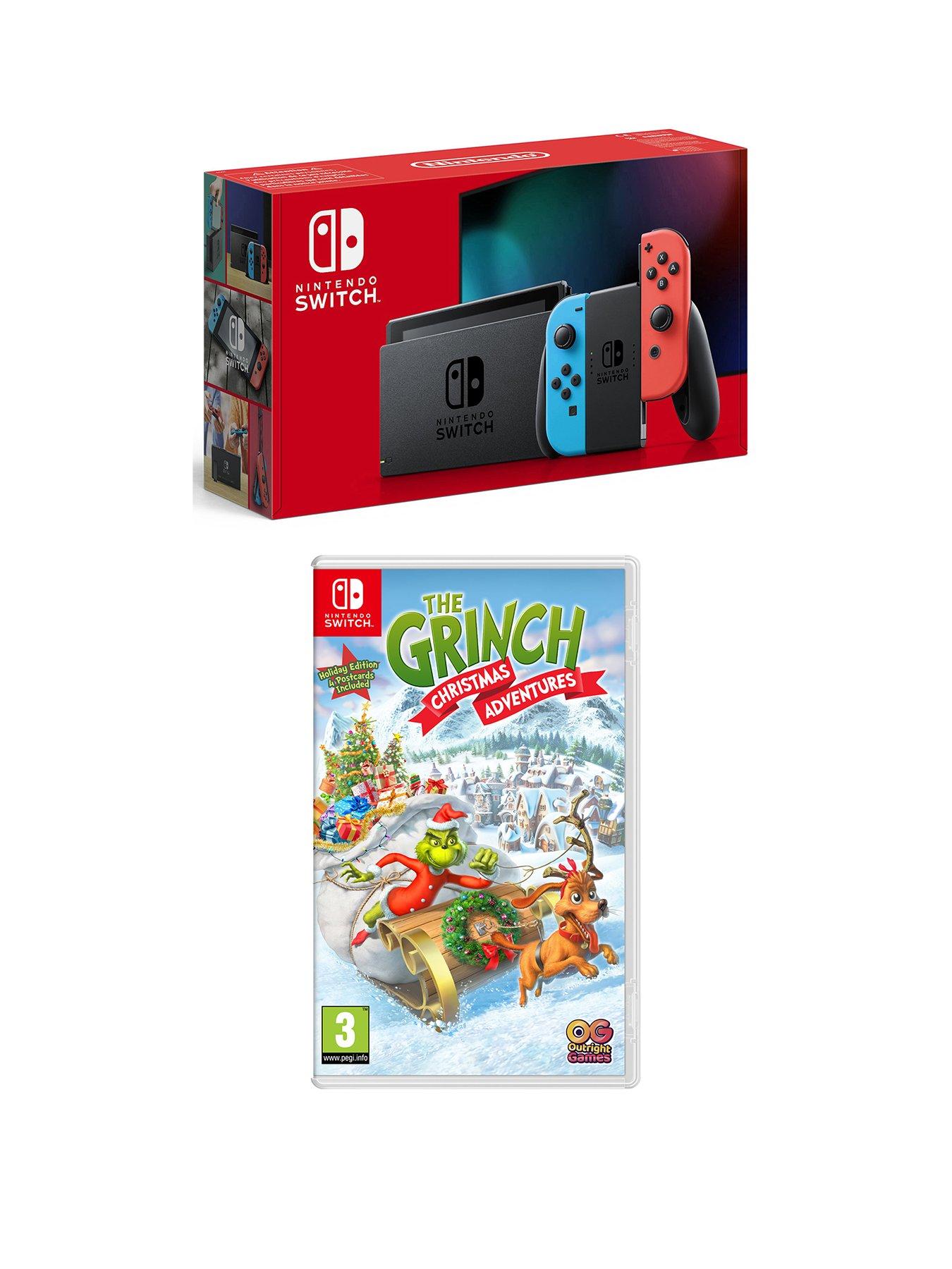 undefined Nintendo Switch Console + The Grinch: Christmas Adventures