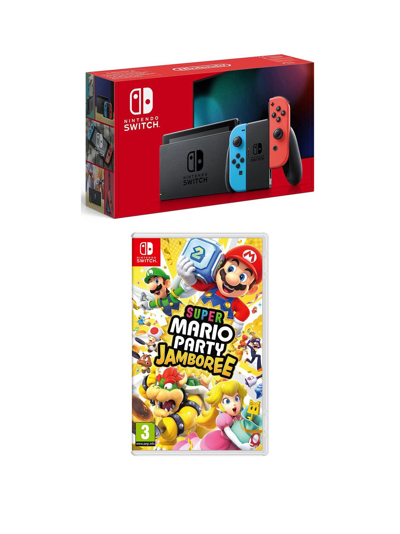 Nintendo Switch Bundle Games Pokken Tournament Mario Party Splatoon 2 Cars online 3 LOL