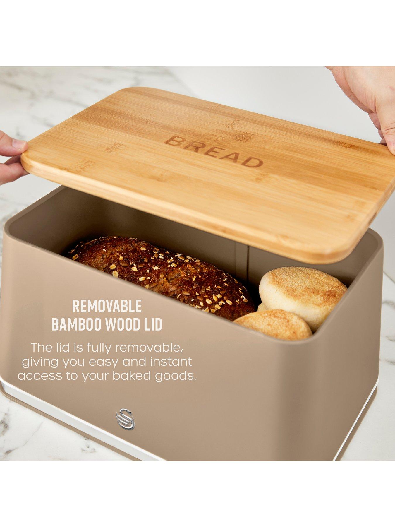 Image 3 of 6 of Swan Swan Nordic Bread Bin