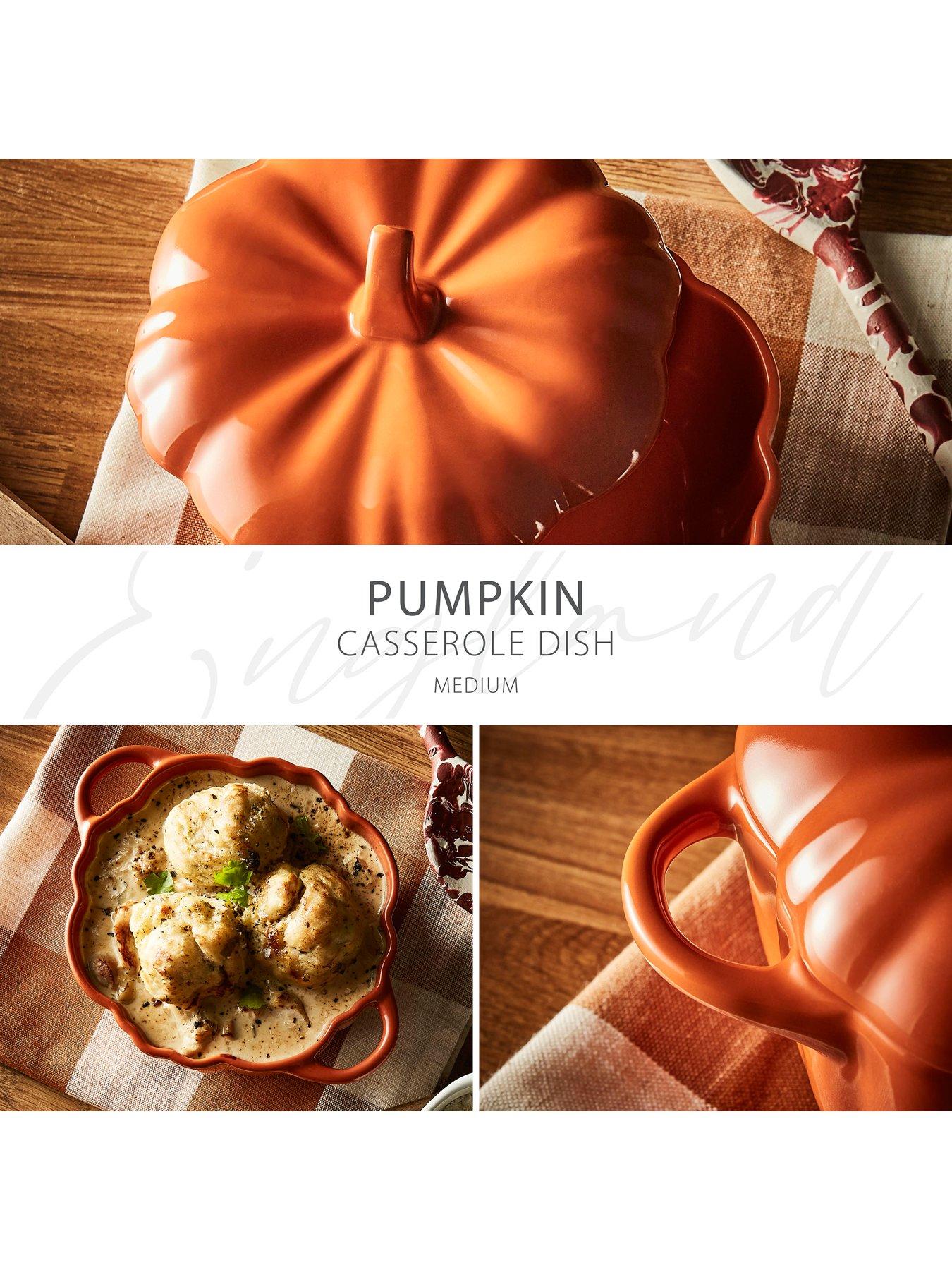 Image 2 of 6 of Wade Medium Pumpkin Casserole Dish