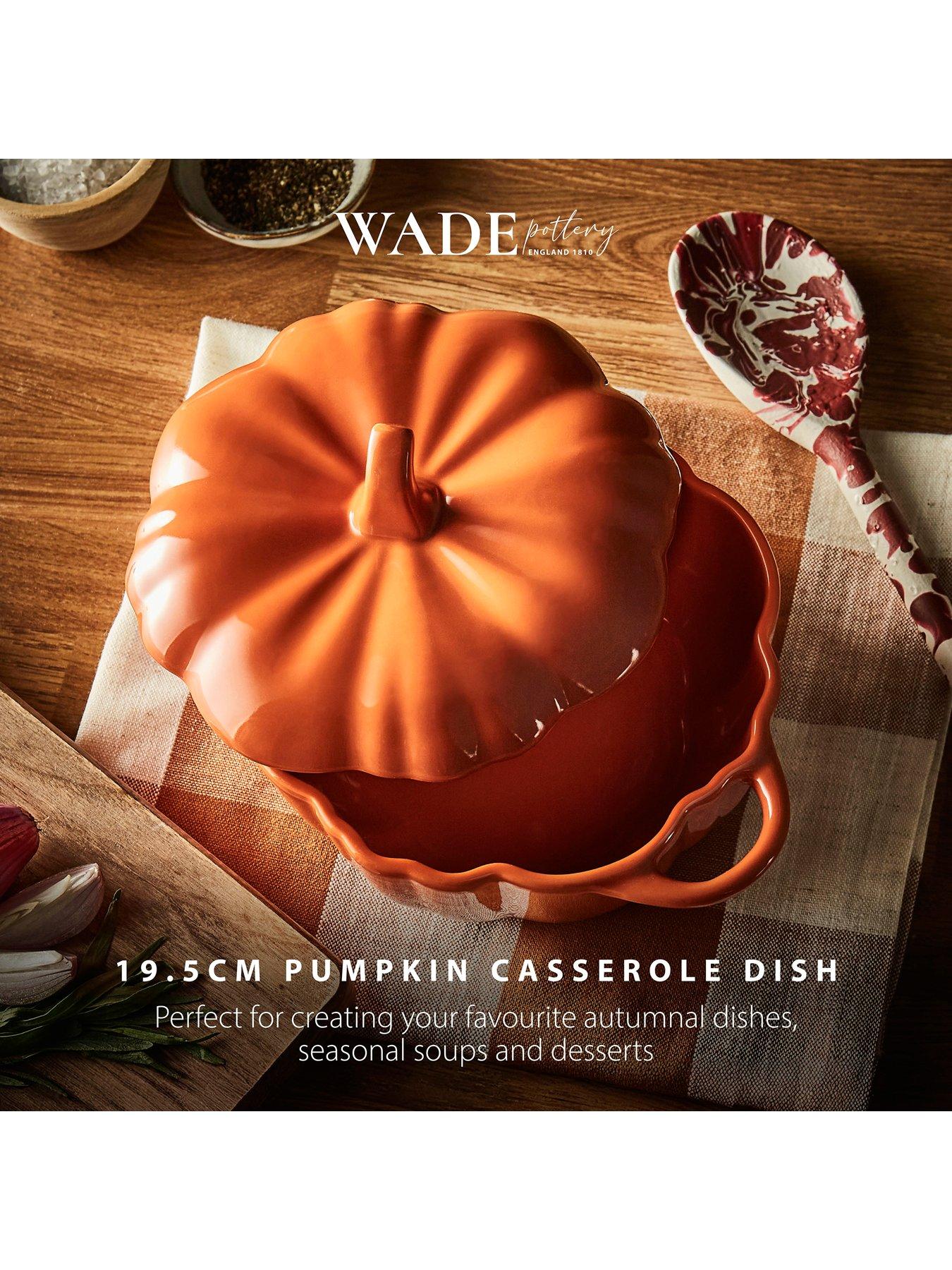 Image 3 of 6 of Wade Medium Pumpkin Casserole Dish