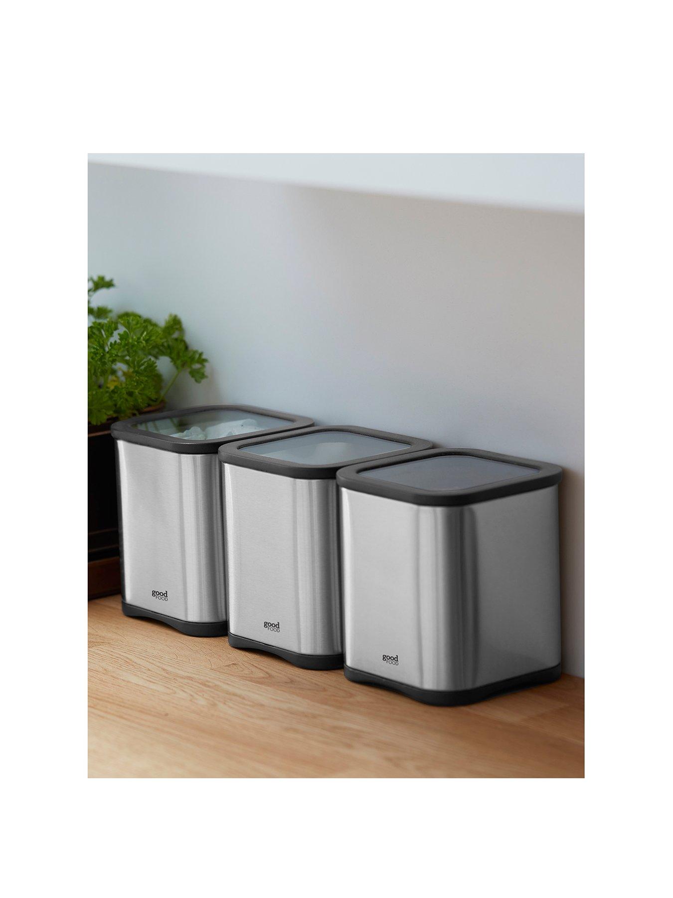 Good Food by Tower Good Food Set Of 3 Canisters