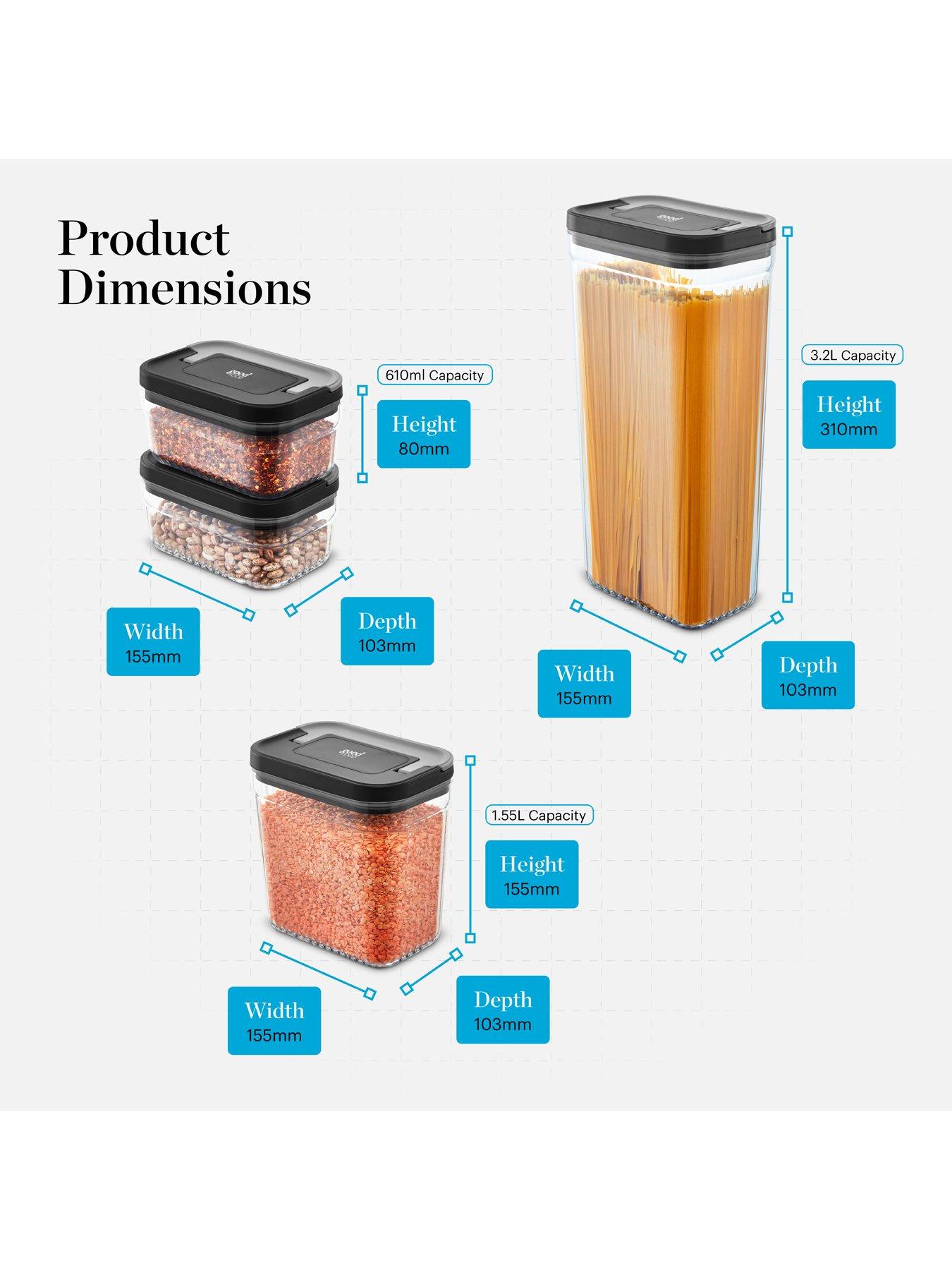 Image 5 of 6 of Good Food by Tower Tower 4 Piece Food Storage Set&nbsp;