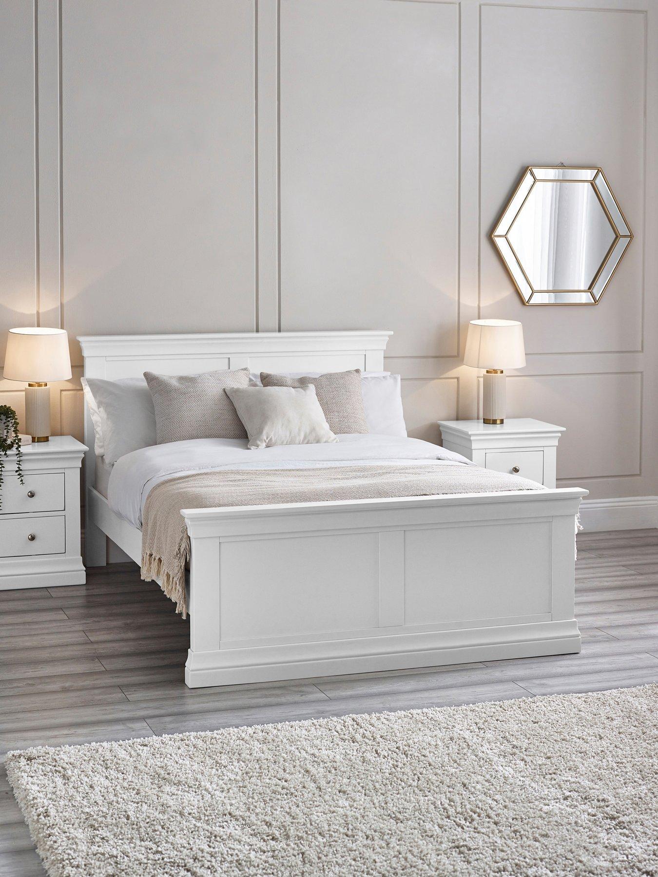 Julian Bowen Clermont Bed Frame - Surf White