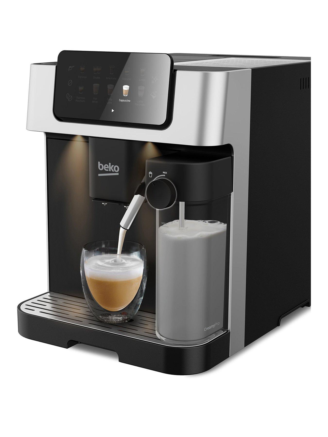 Beko CaffeExperto™ CEG7304X Bean to Cup Coffee Machine with Integrated Milk Jug – Sliver