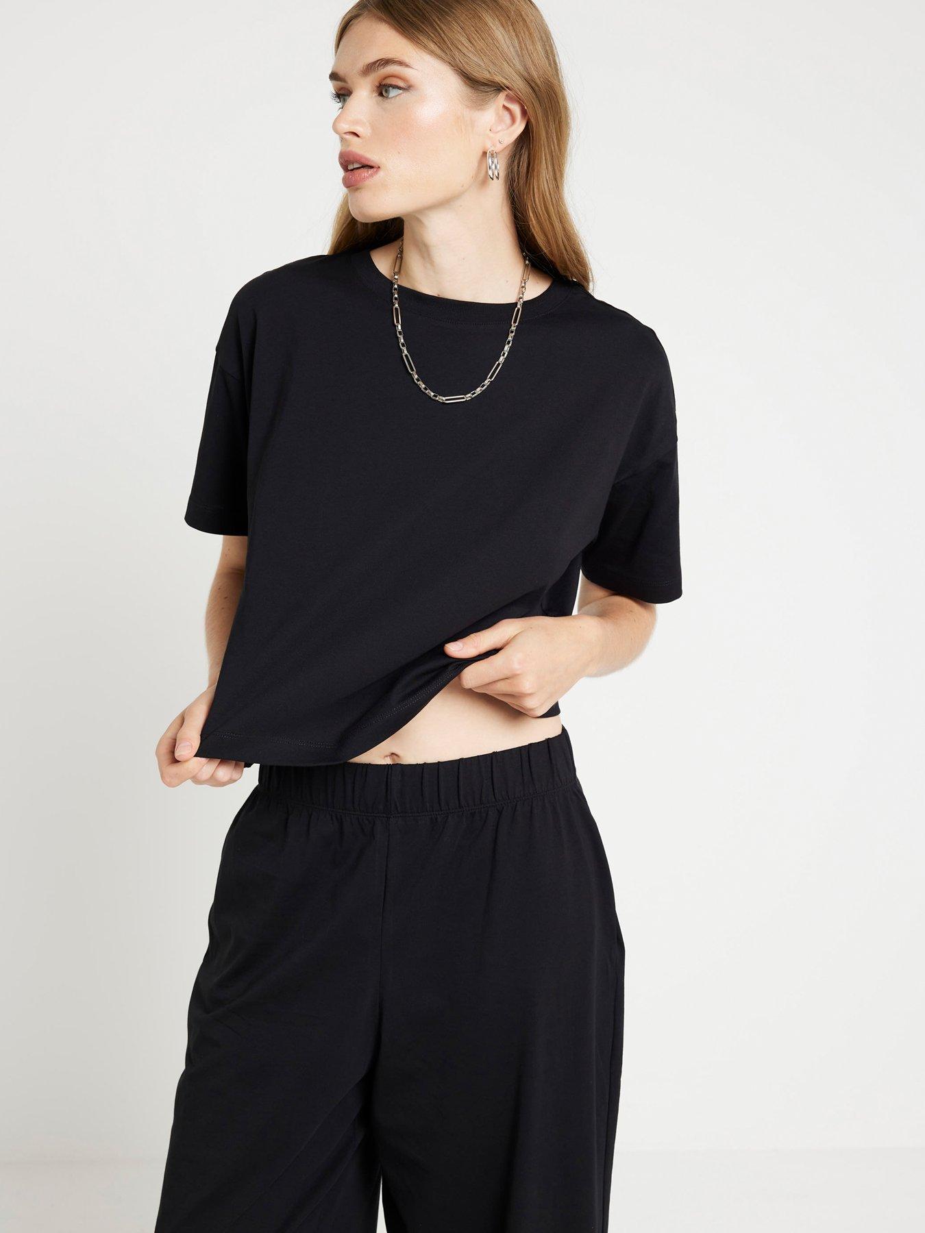 river-island-tee-and-trouser-set-blackoutfit