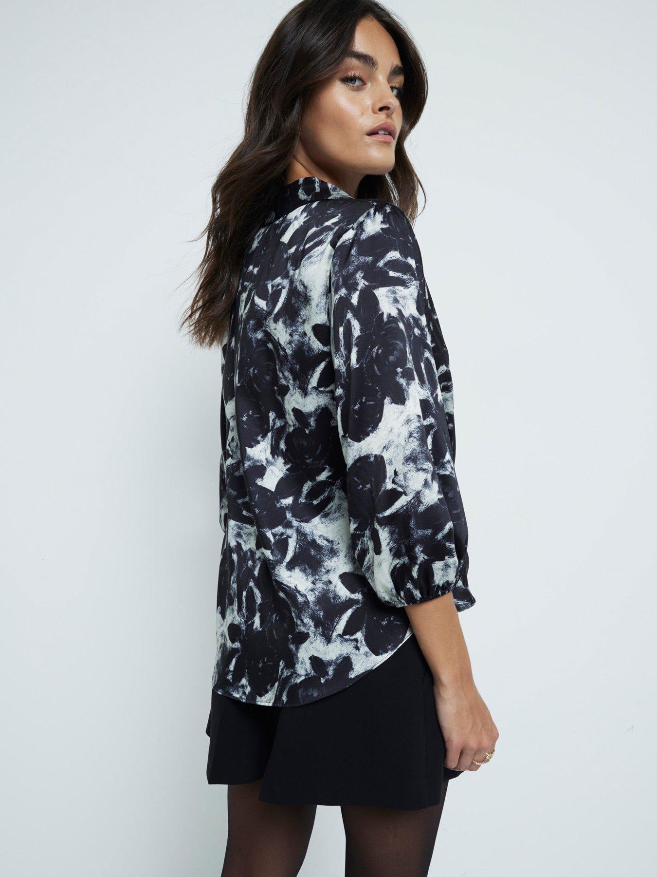 river-island-floral-print-wrap-shirt-blackstillFront