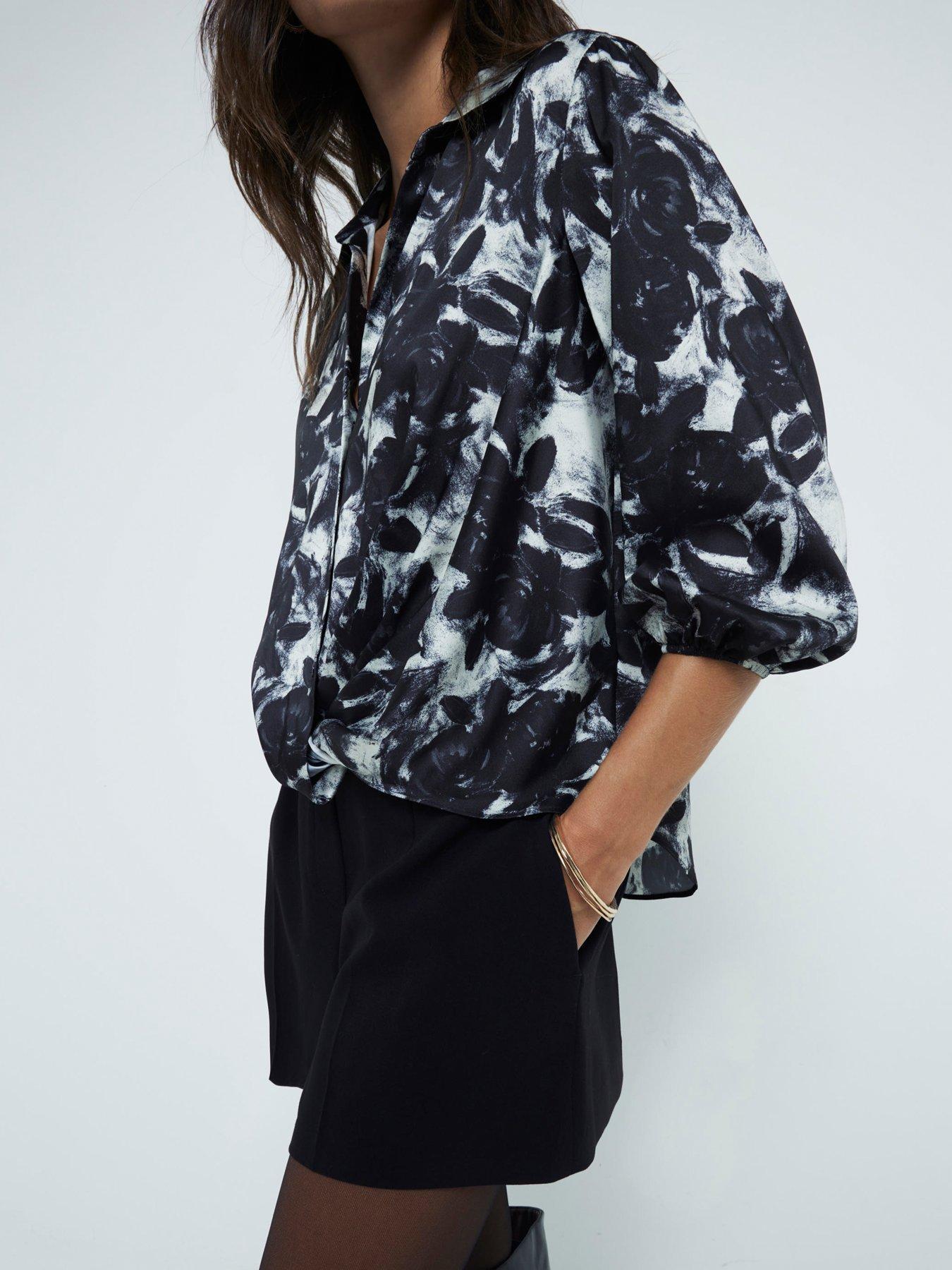 river-island-floral-print-wrap-shirt-blackoutfit