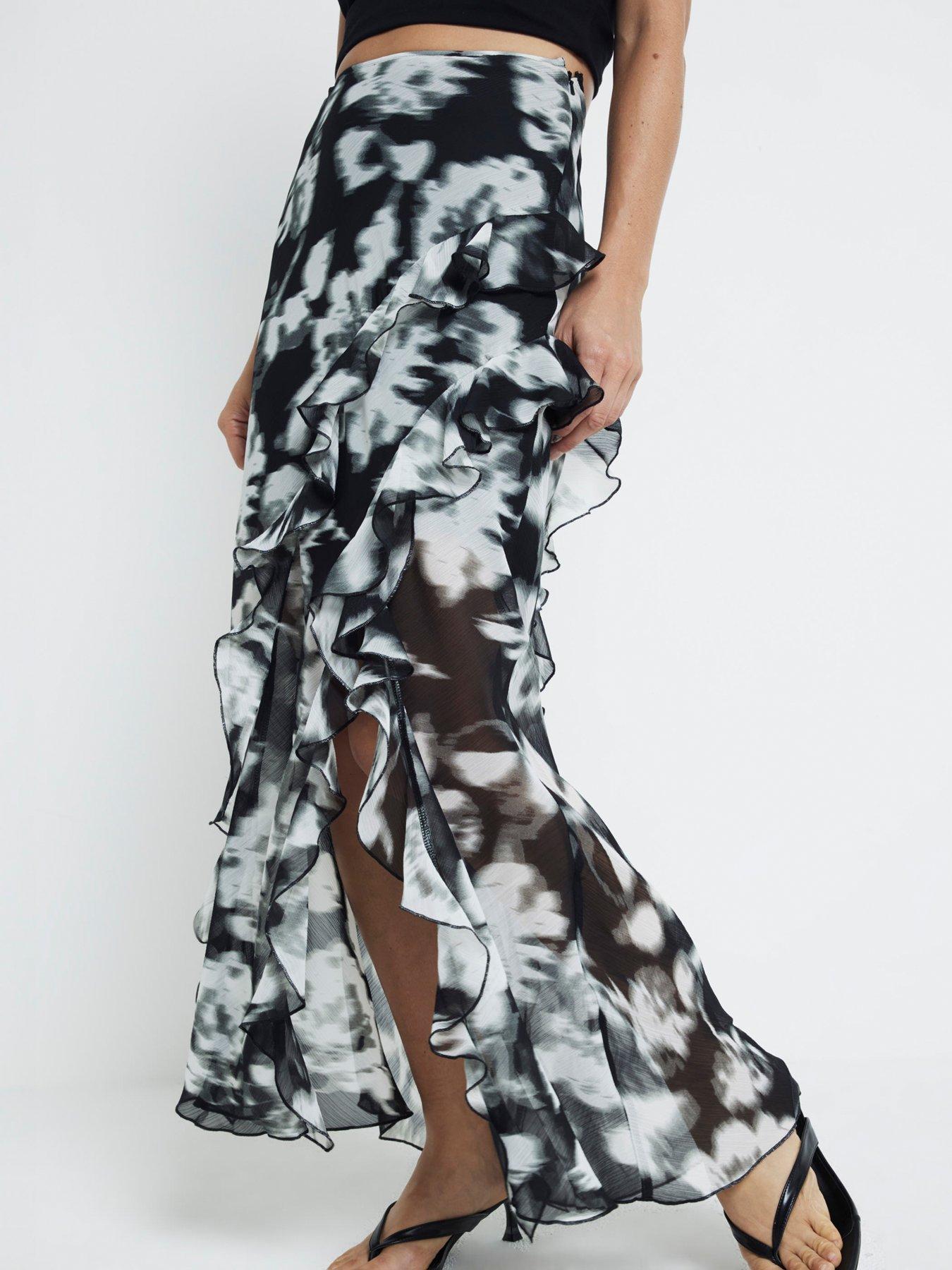 river-island-frill-detail-chiffon-maxi-skirt-blackback