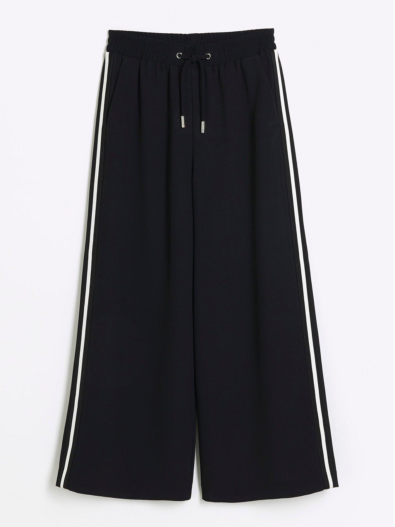 river-island-older-girl-stripe-wide-leg-trousers-black