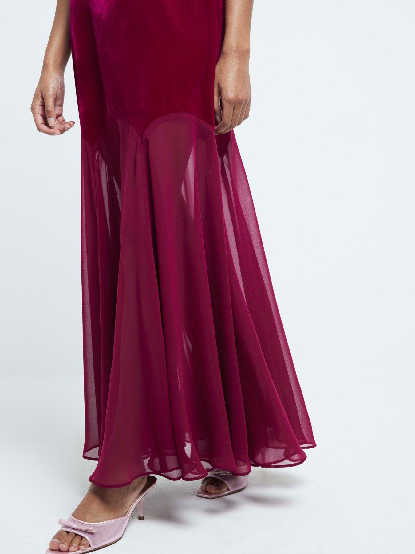 river-island-velvet-chiffon-mix-maxi-dress-dark-redoutfit