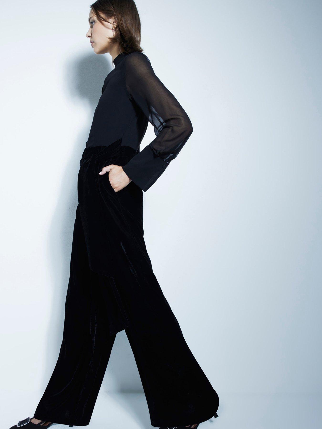 river-island-velvet-chiffon-jumpsuit-blackback