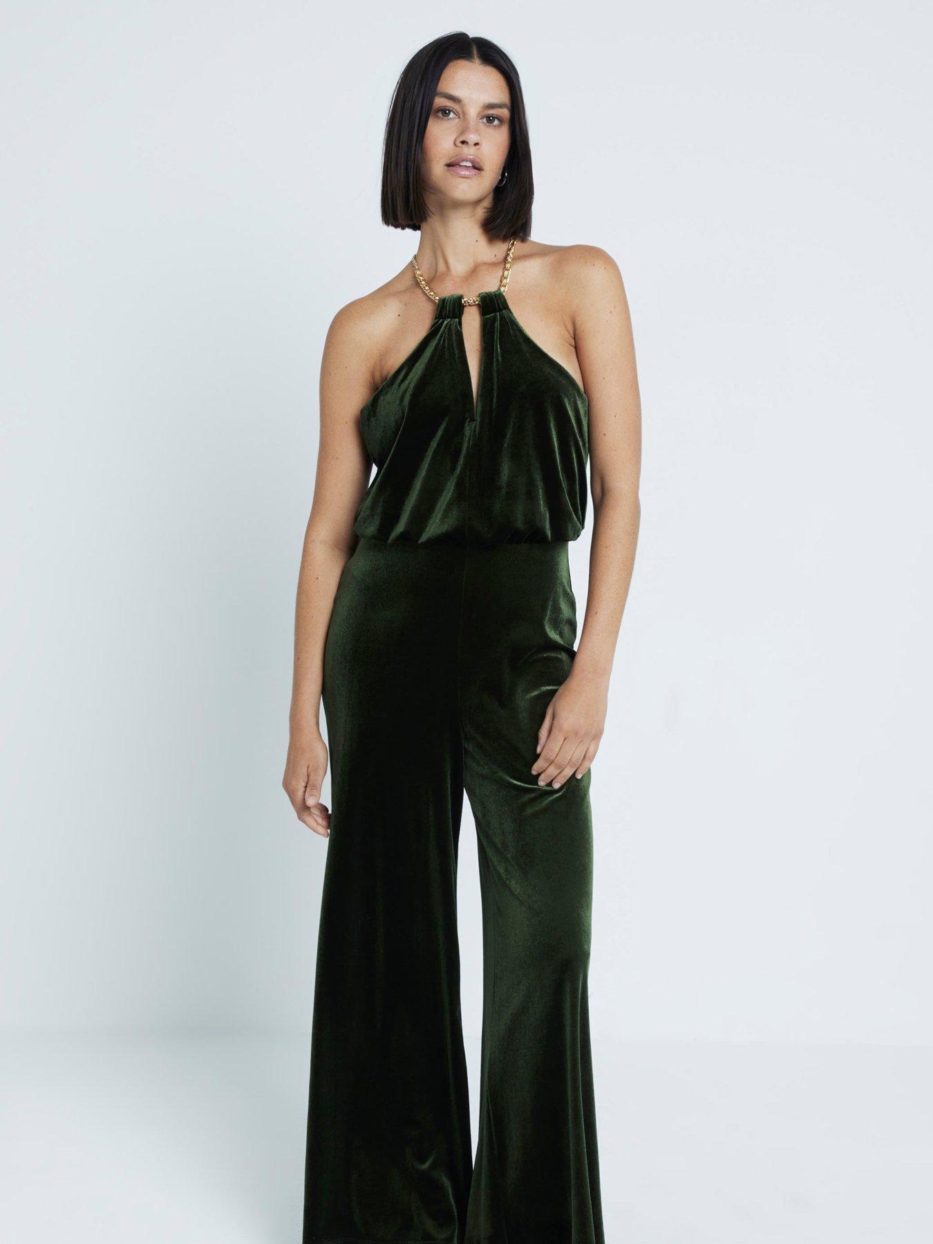 river-island-velvet-jumpsuit-greenoutfit