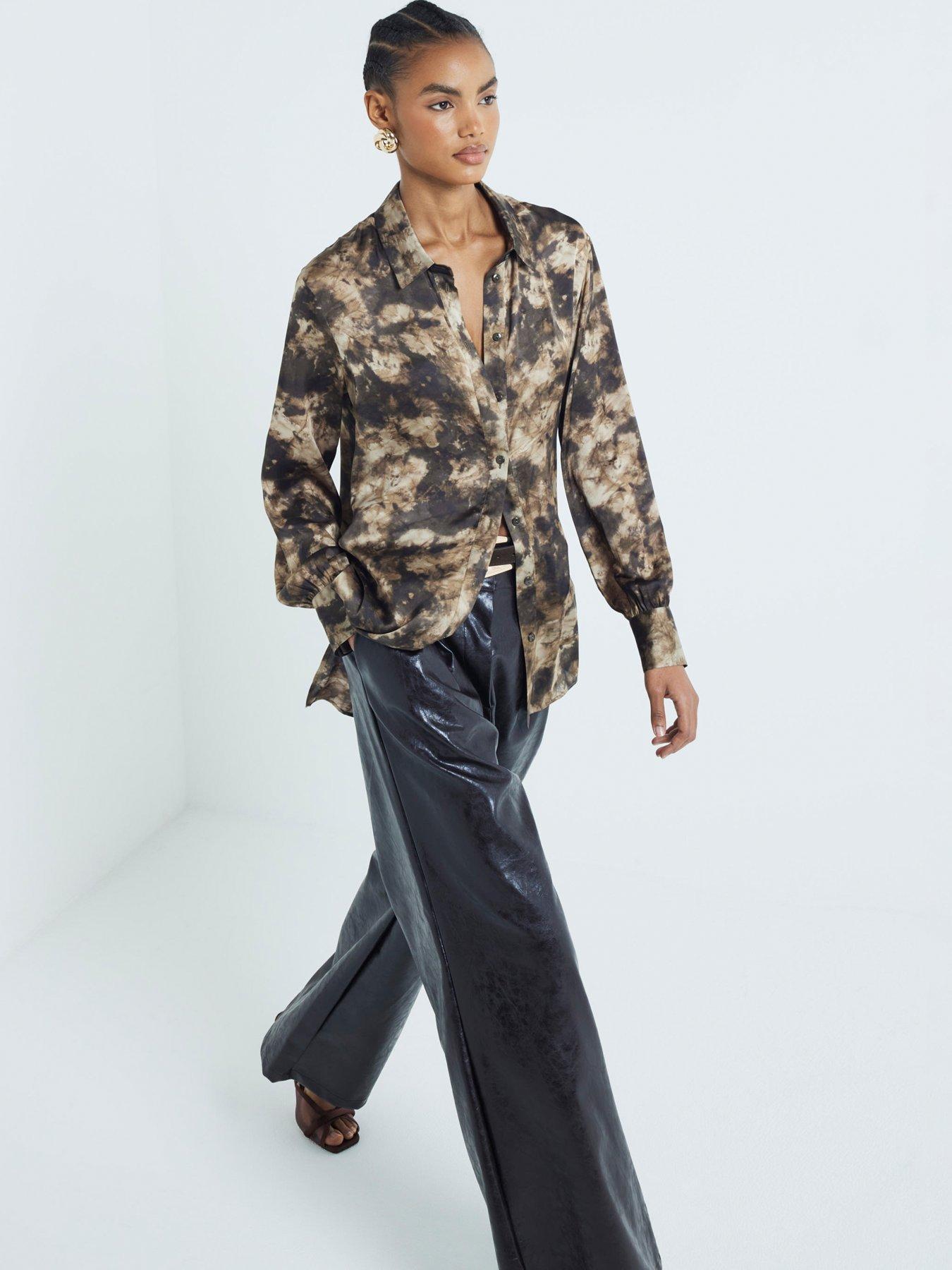 river-island-satin-printed-longline-shirt-brownstillFront