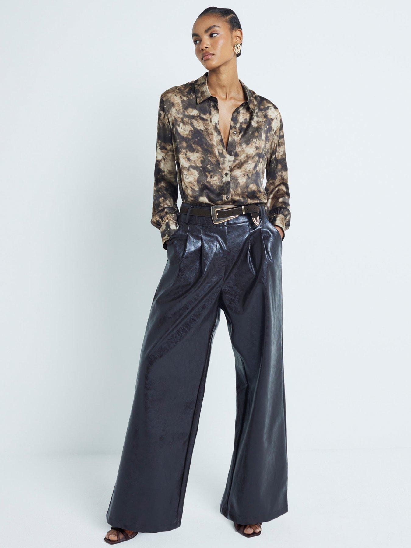 river-island-satin-printed-longline-shirt-brownback