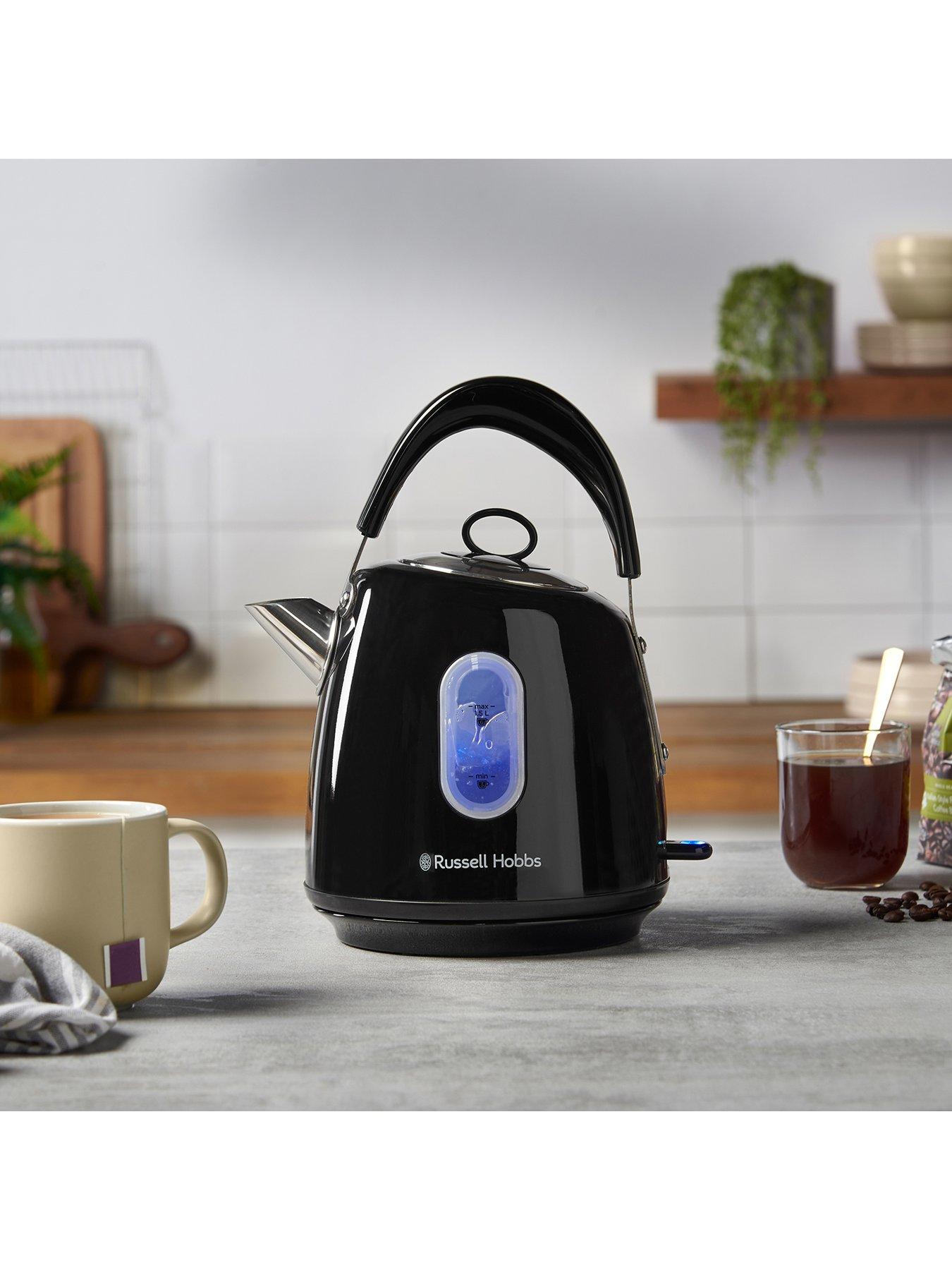 Image 3 of 7 of Russell Hobbs Stylevia Kettle &amp; Toaster Bundle - Black