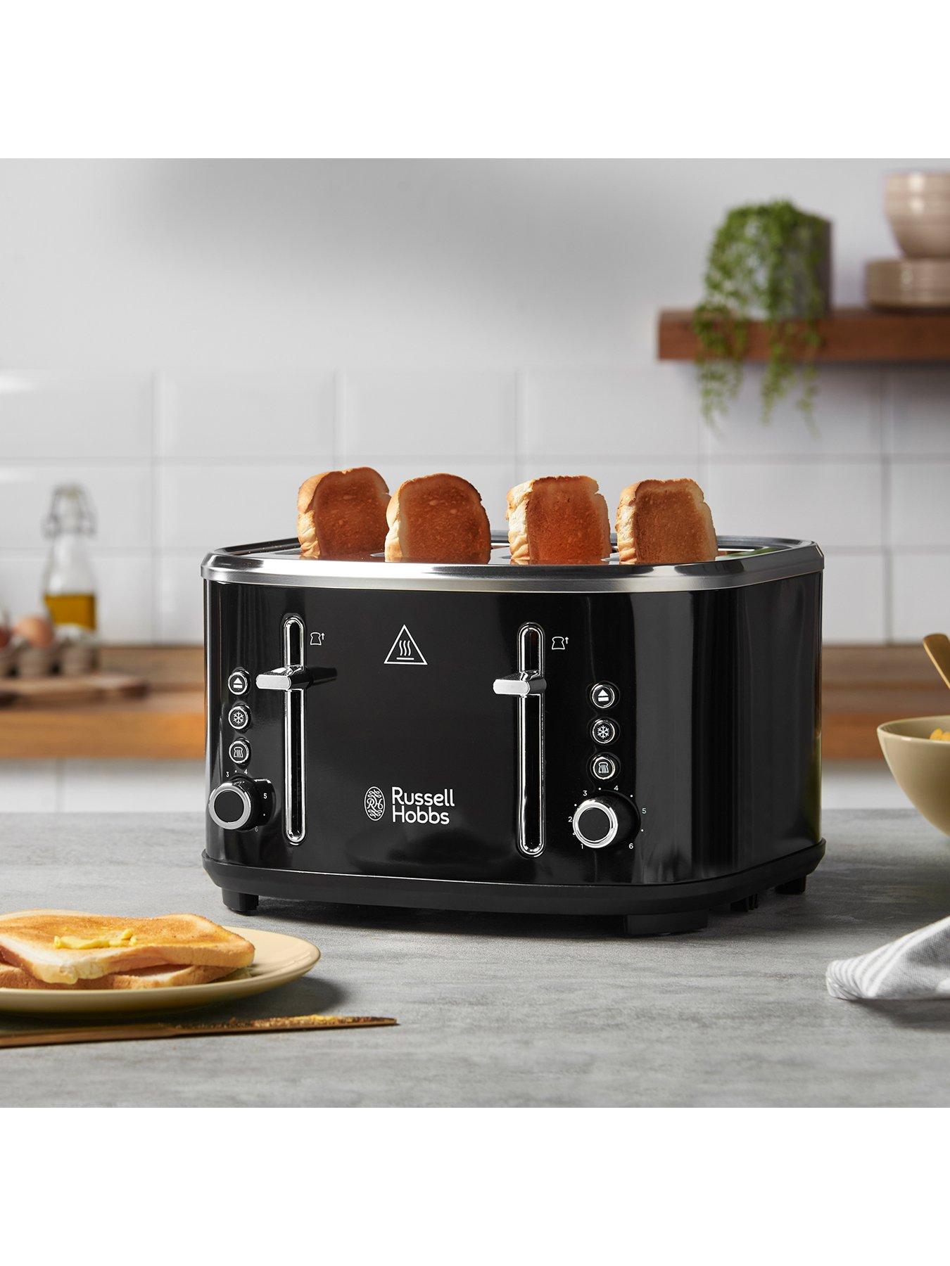 Image 4 of 7 of Russell Hobbs Stylevia Kettle &amp; Toaster Bundle - Black