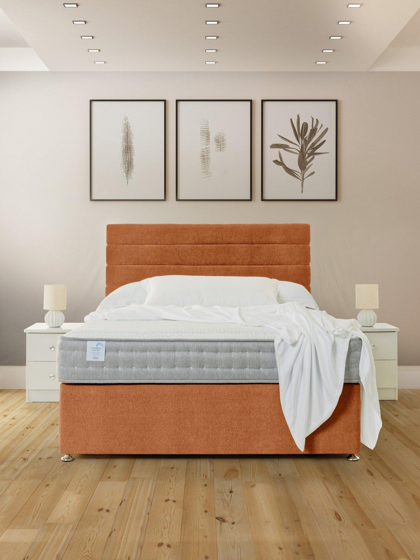 airsprung-coolbliss-1000-pocketnbspdivan-bednbspwith-storage-optionsnbsp-nbspheadboard-includedfront