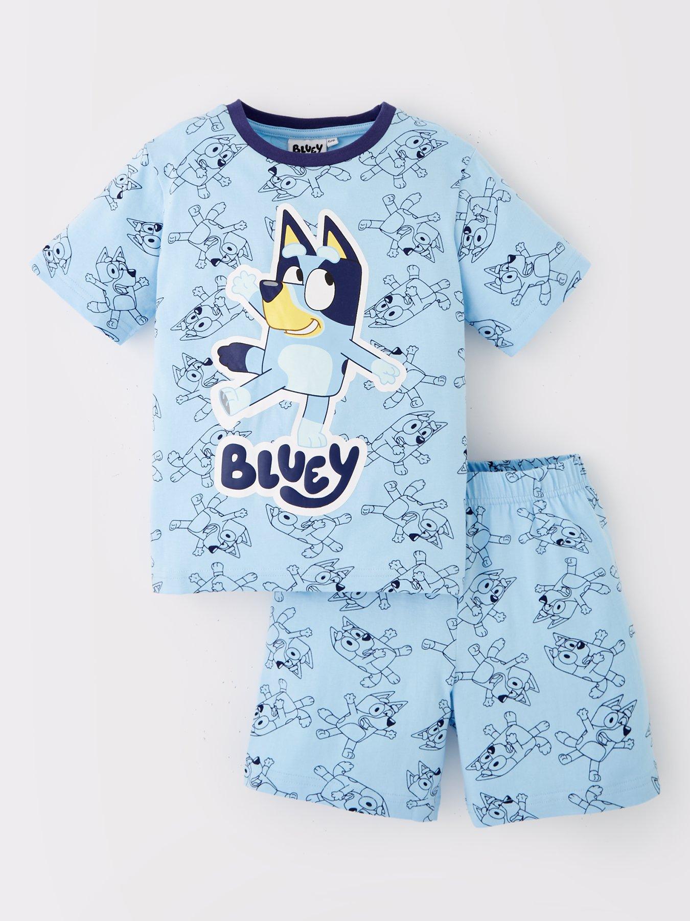 Image 1 of 4 of Bluey Short Sleeve Pyjamas - Blue