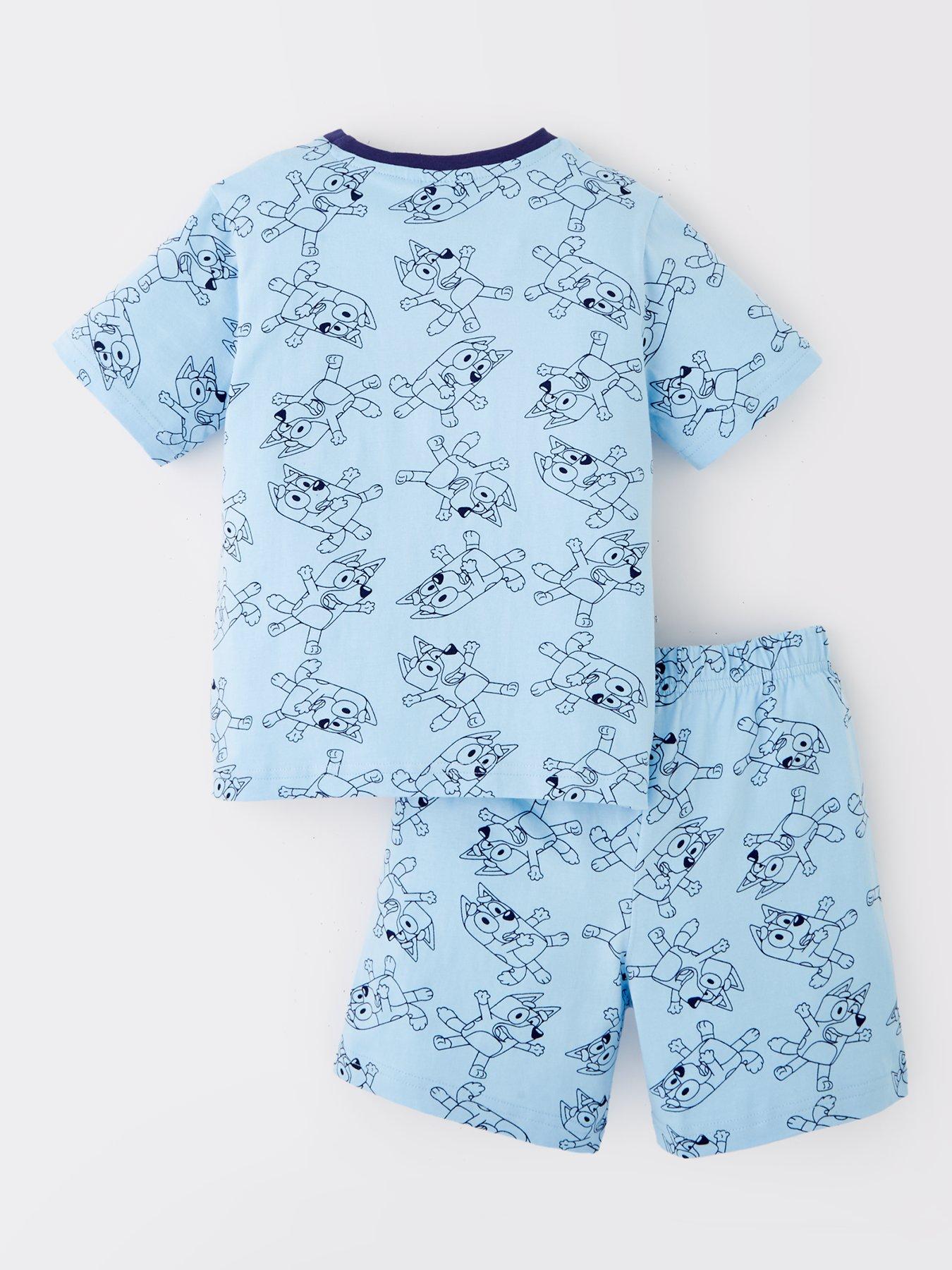 Image 2 of 4 of Bluey Short Sleeve Pyjamas - Blue